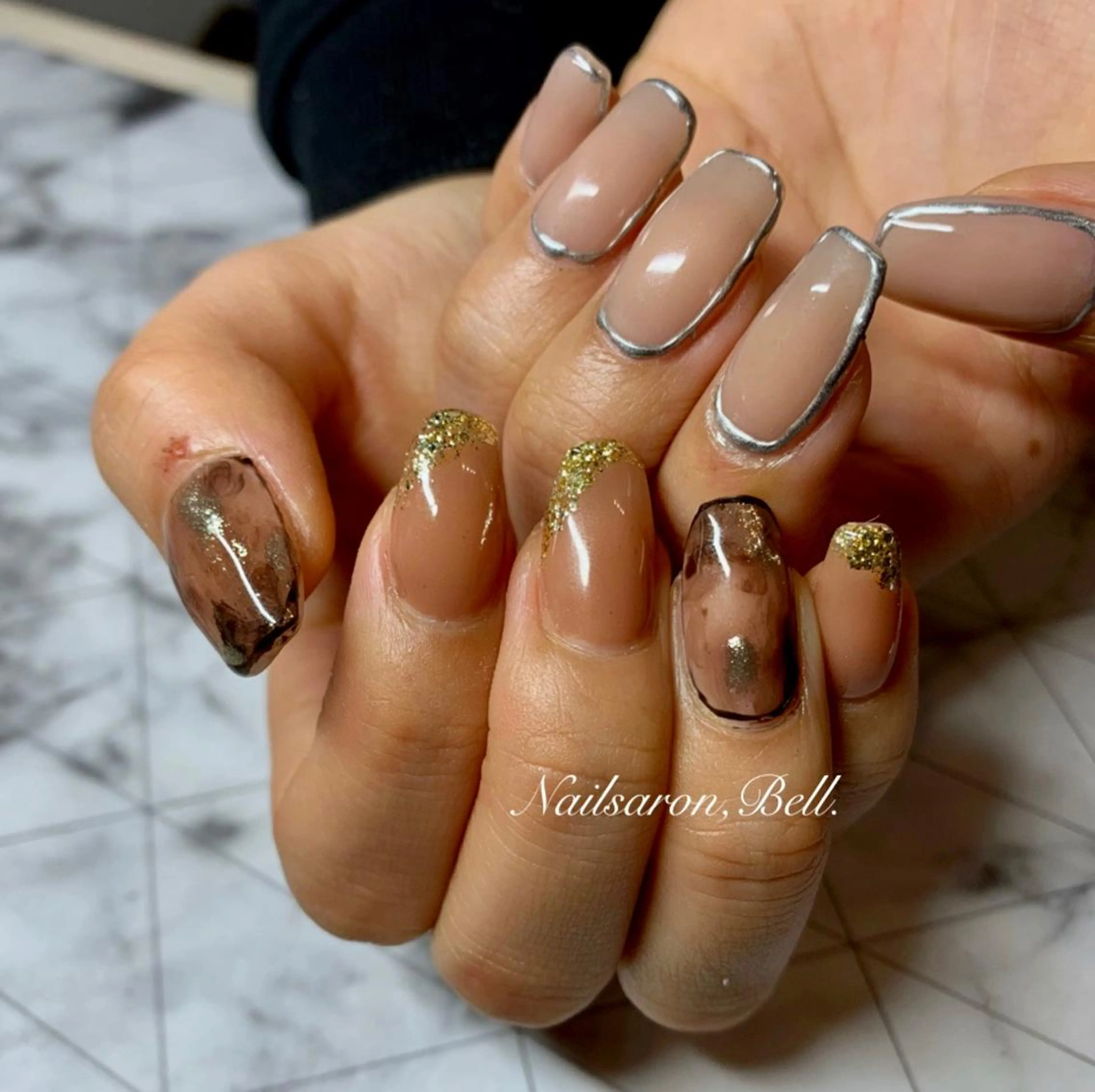 ネイル アートネイル スカルプネイル Y. Reonaのネイルデザイン