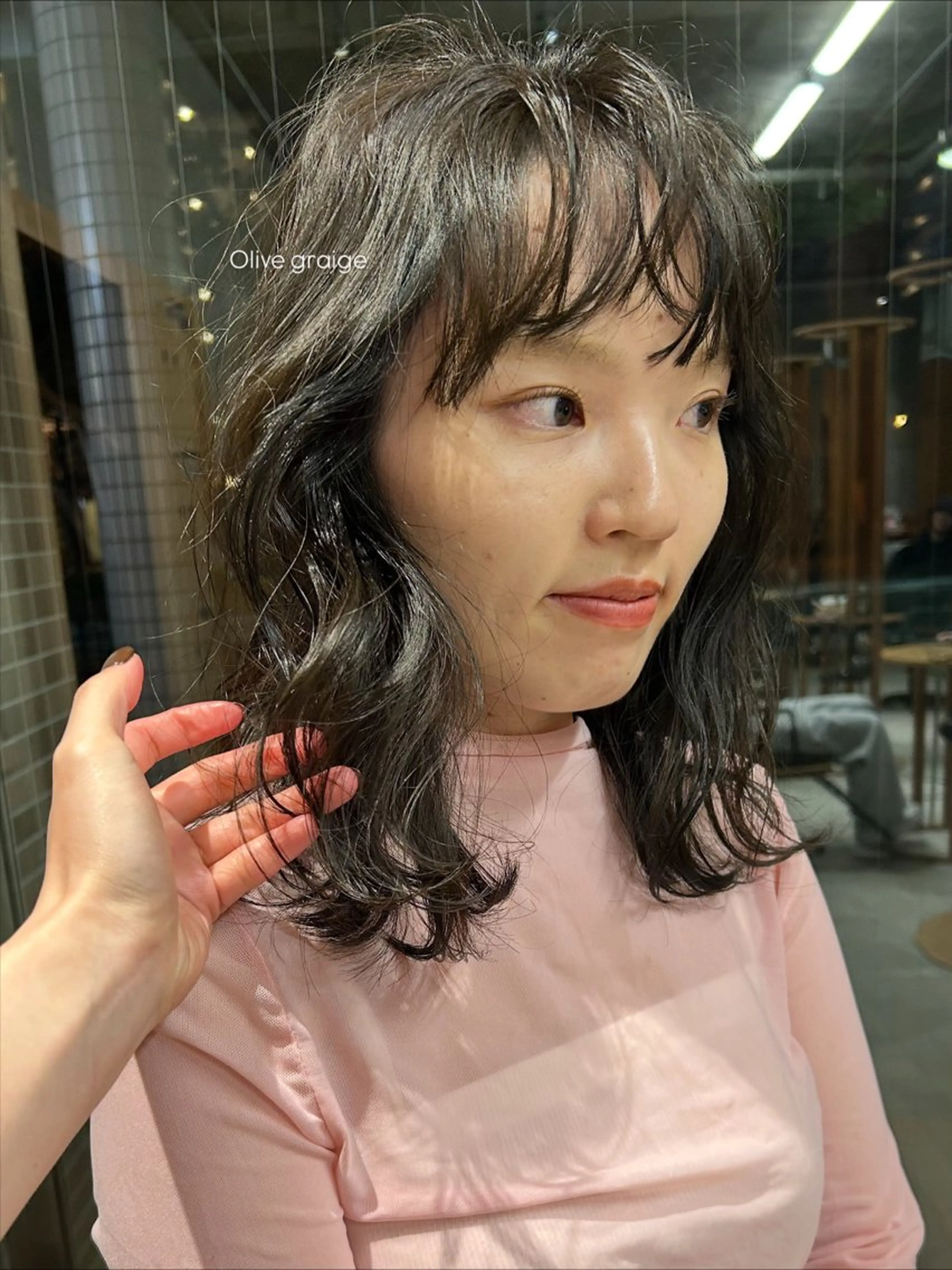 カラー カエデ🐬 カットカラーモデルのヘアスタイル