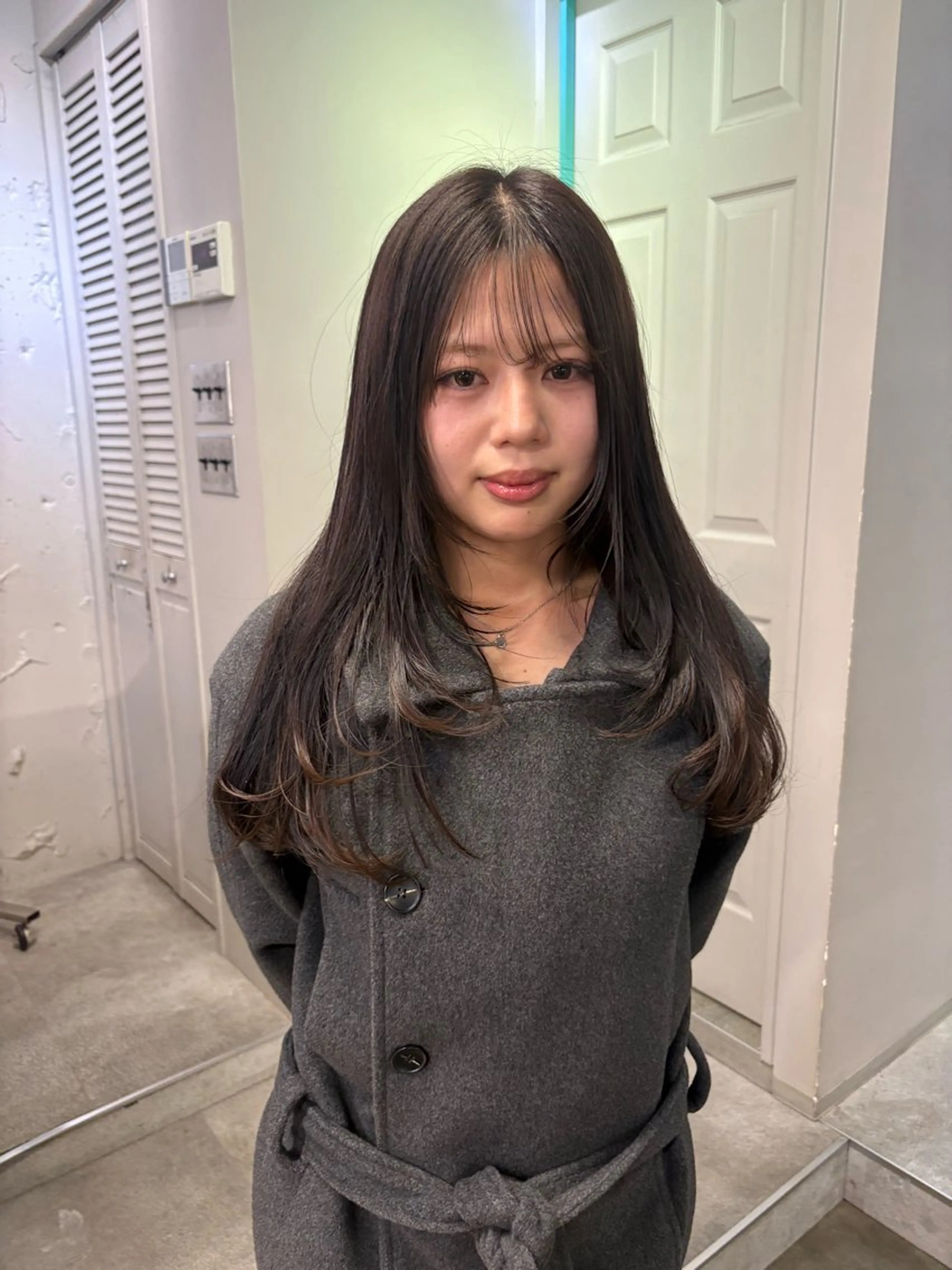 ロング ハイトーン レイヤー🎀meiのヘアスタイル