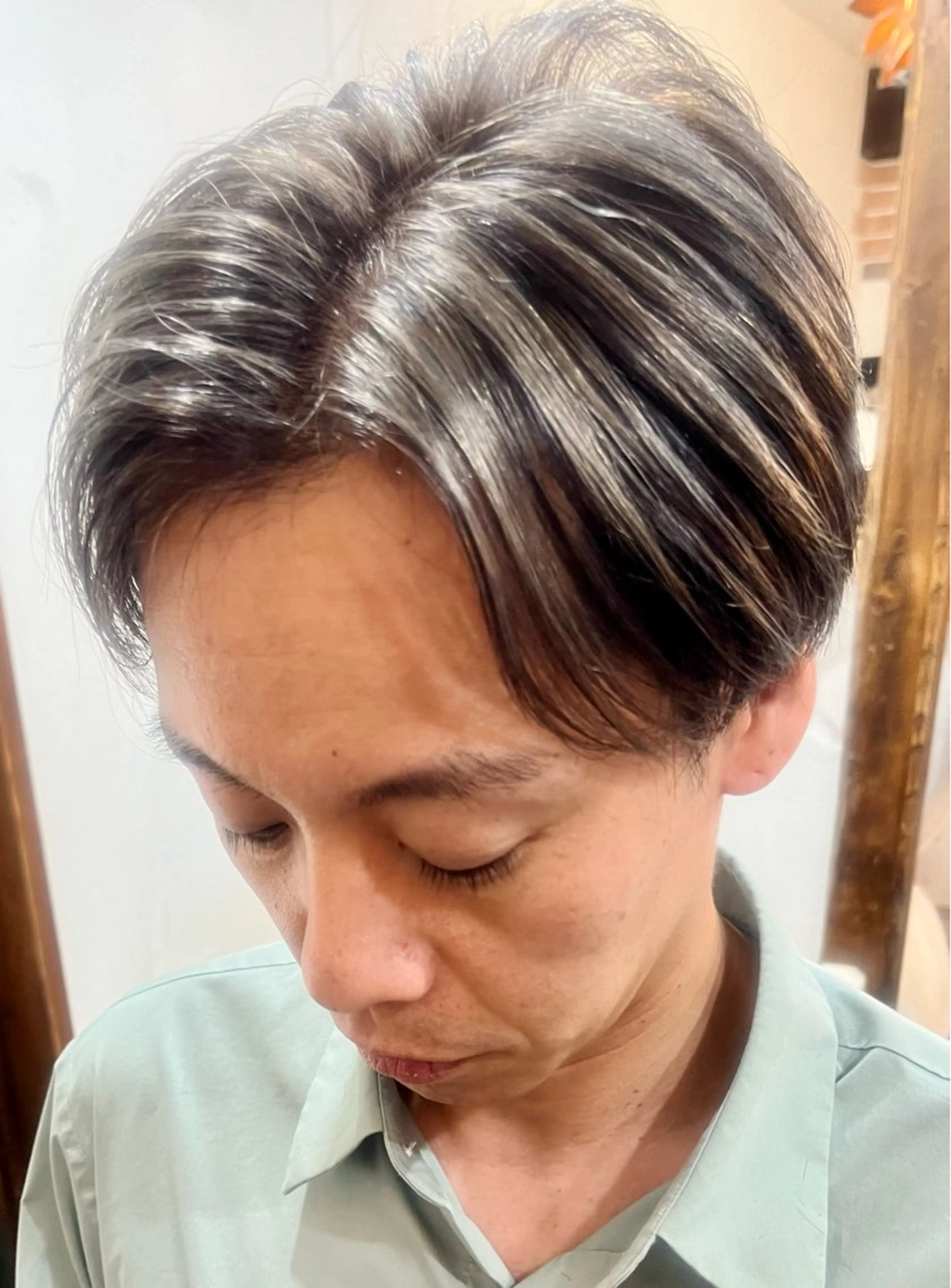 ショート カラー メンズ メンズブリーチ ブリーチ AYVY Hair&Spa 北千住所属・AYVY【アイヴィ】 北千住🦋AYAKAのヘアスタイル