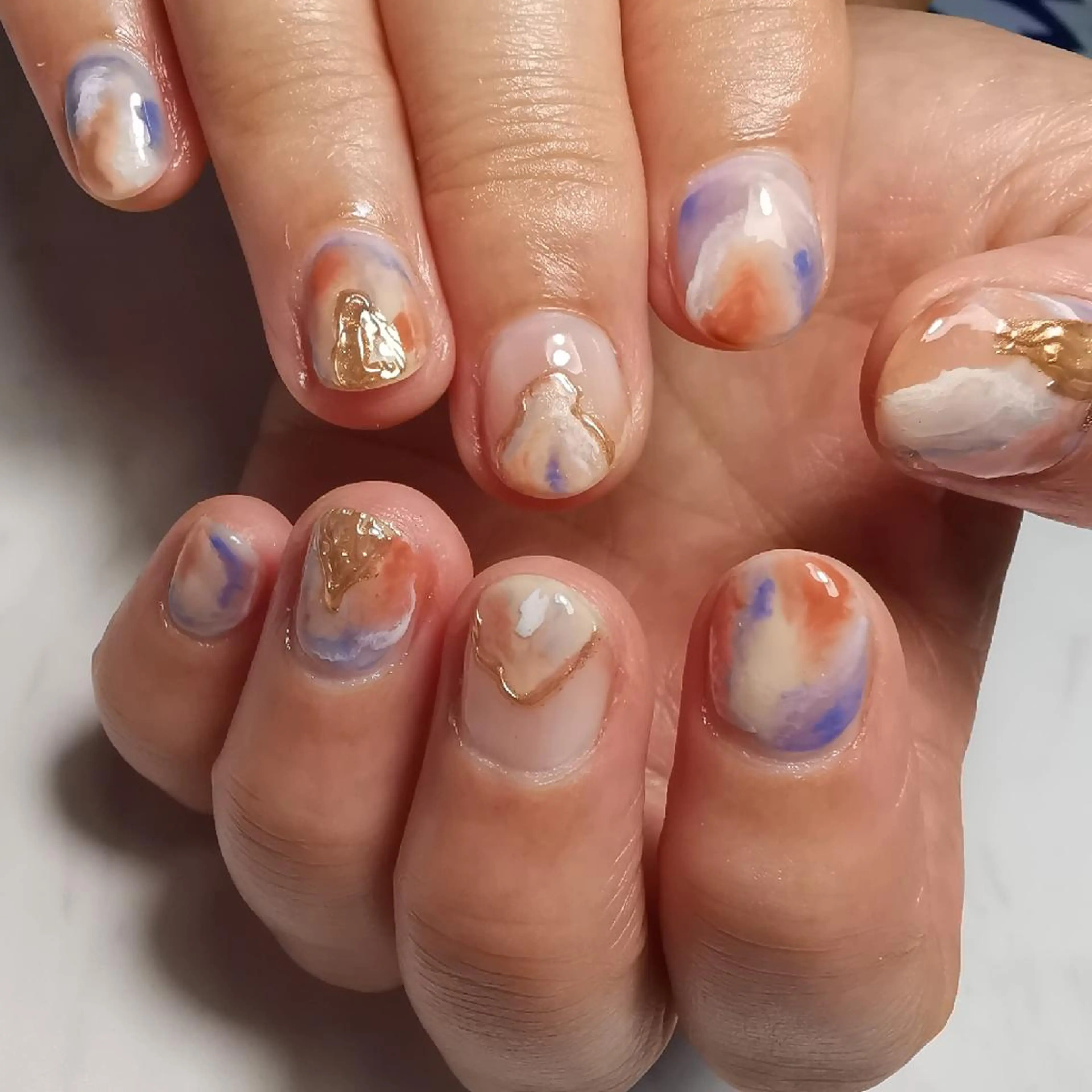 ネイル ニュアンスネイル ハンドネイル reve あやののネイルデザイン