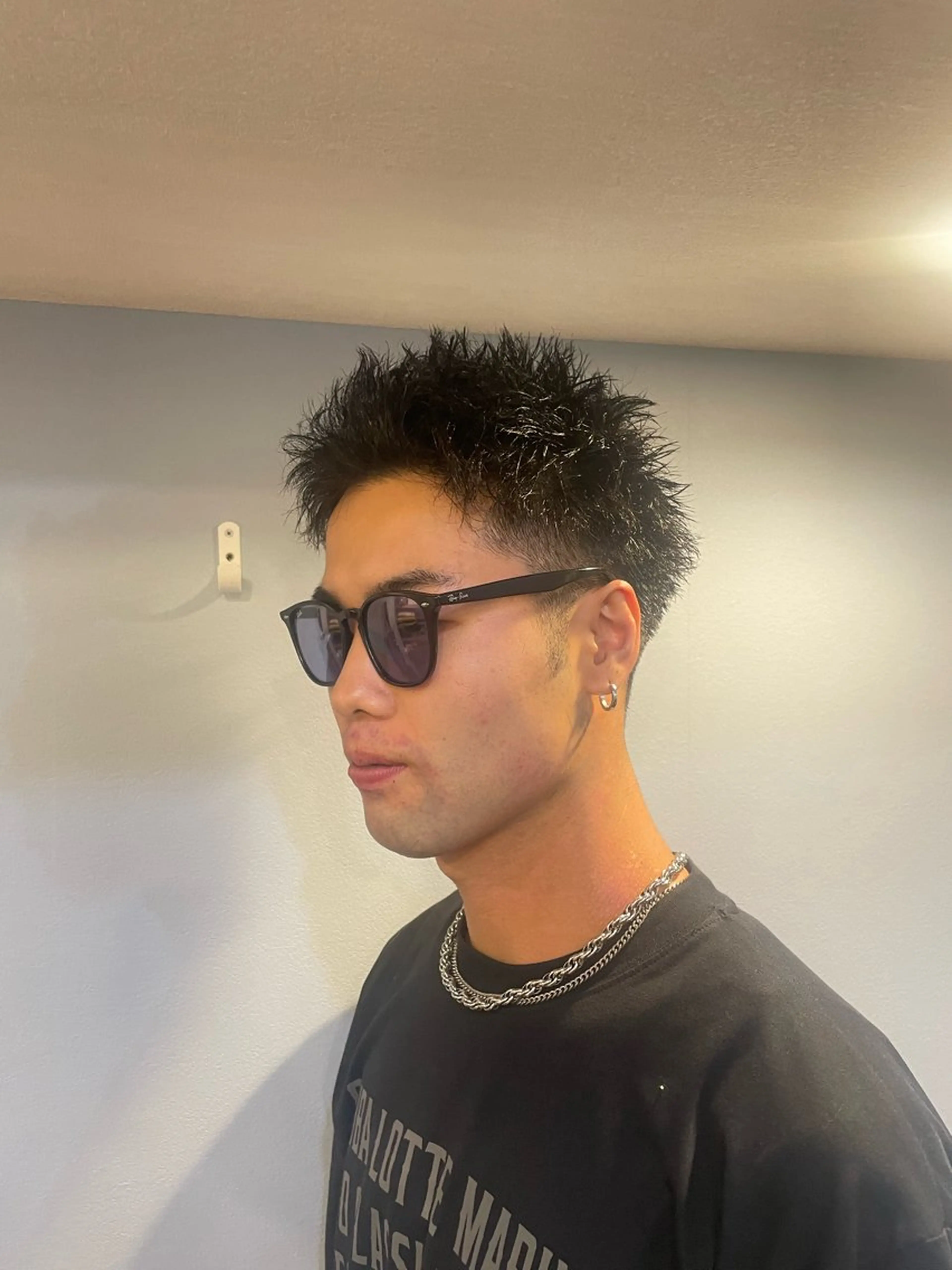 ショート メンズ カット ヘアセット フリーランスシェアサロンルレイル所属・心斎橋/メンズ /ルレイル/地形真希のヘアスタイル