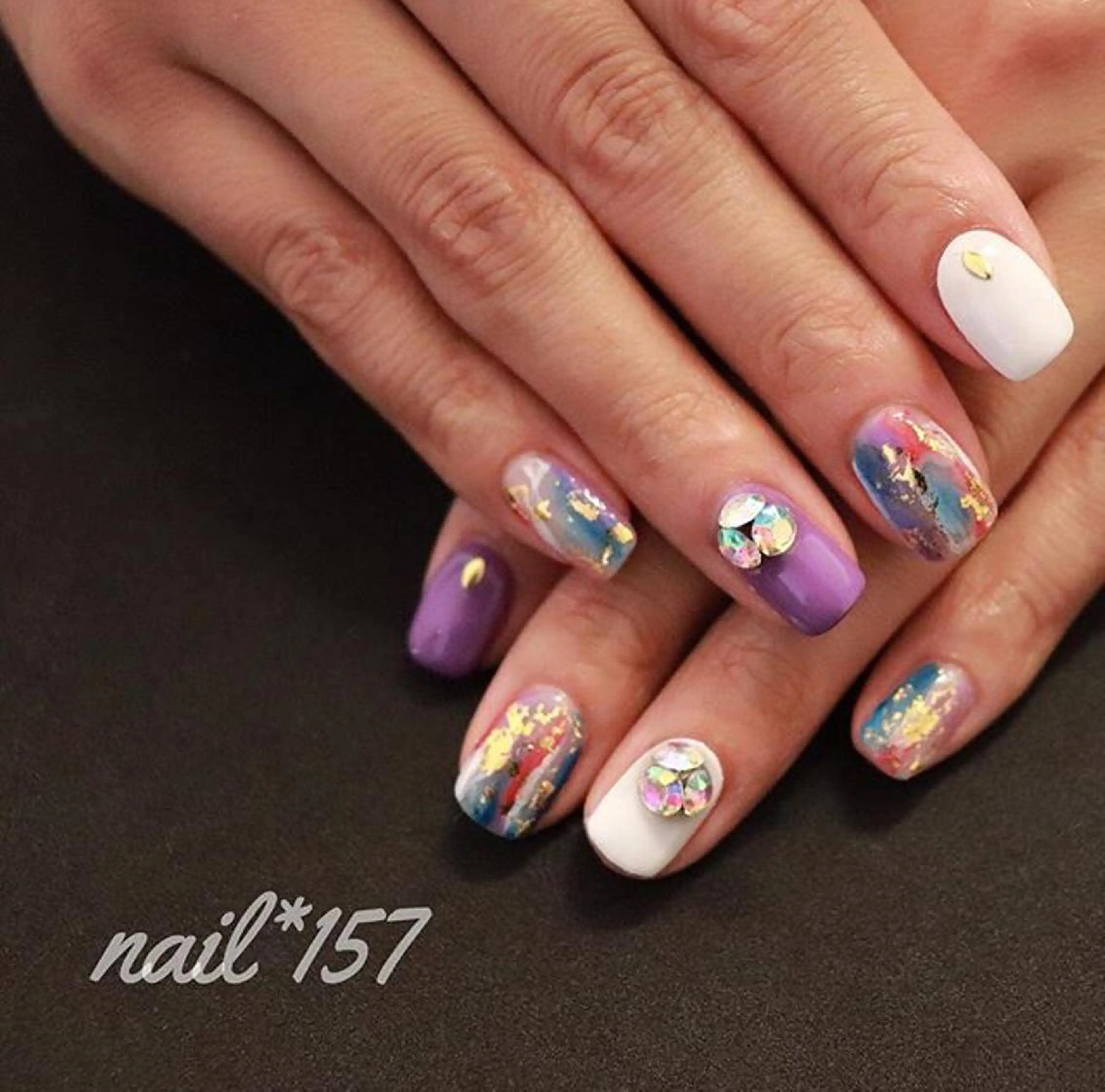 ネイル ニュアンスネイル nail*157 .のネイルデザイン