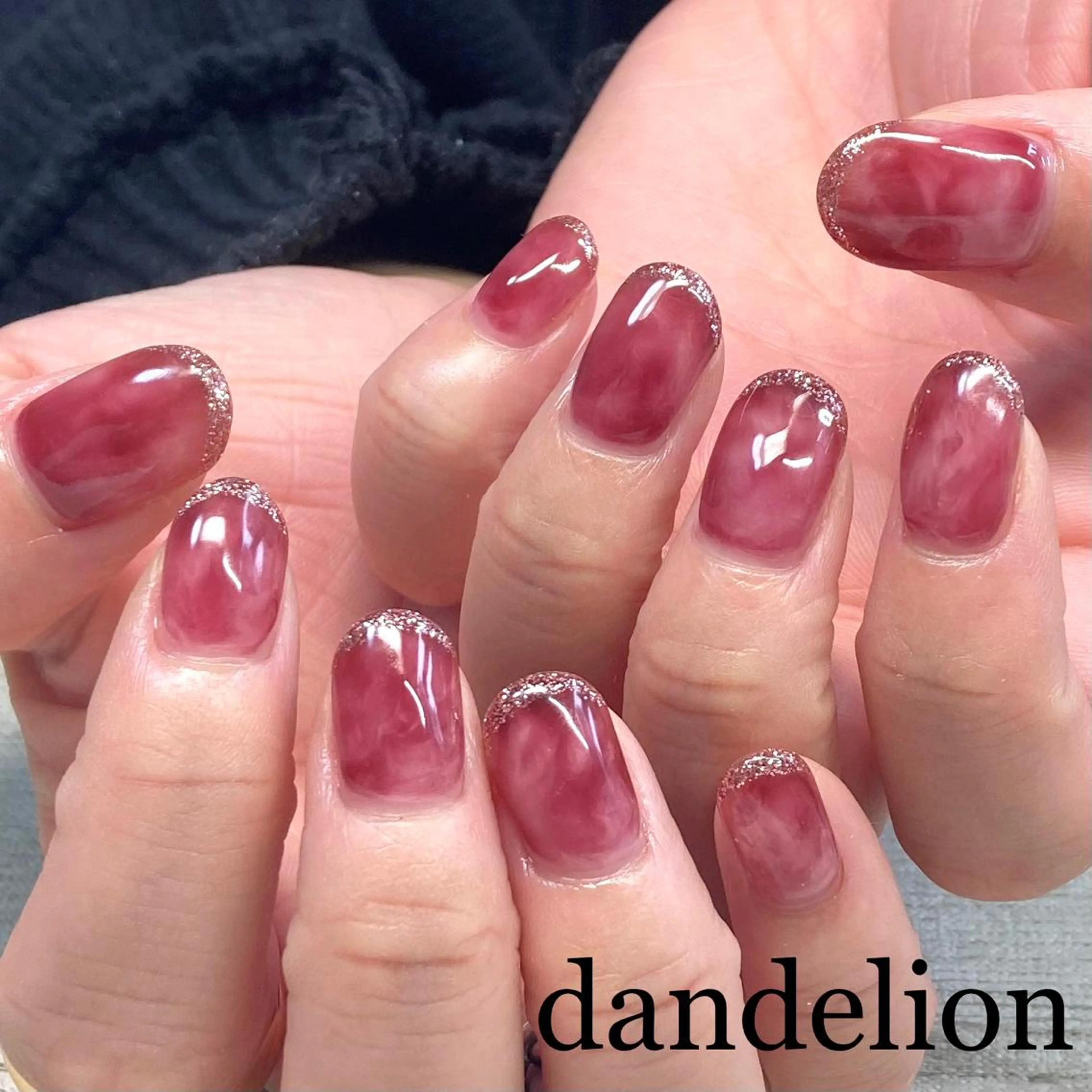 ネイル ハンドネイル ハンドケア dandelion ダンデライオンのネイルデザイン