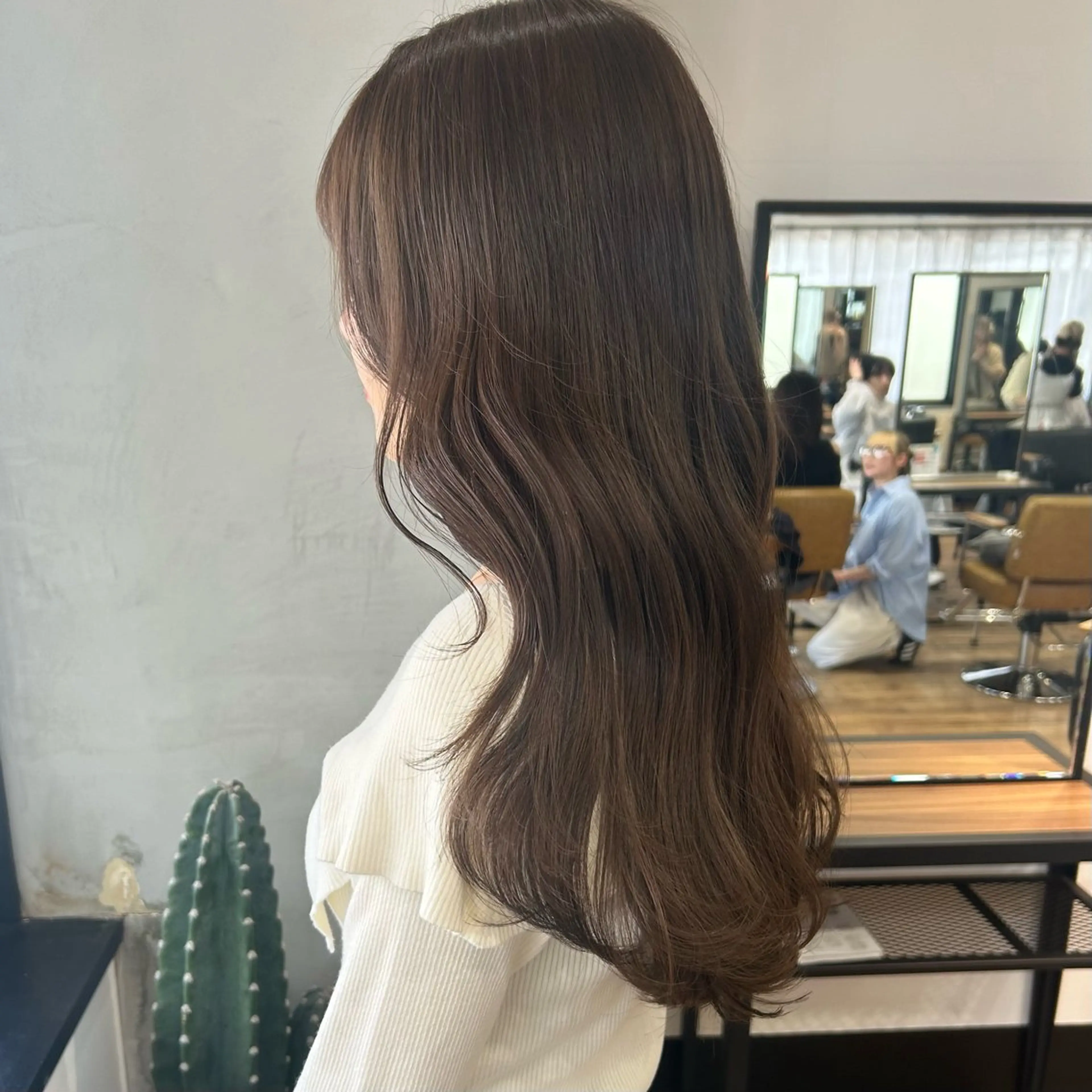 ロング カラー otoha✳︎ くすみカラーのヘアスタイル