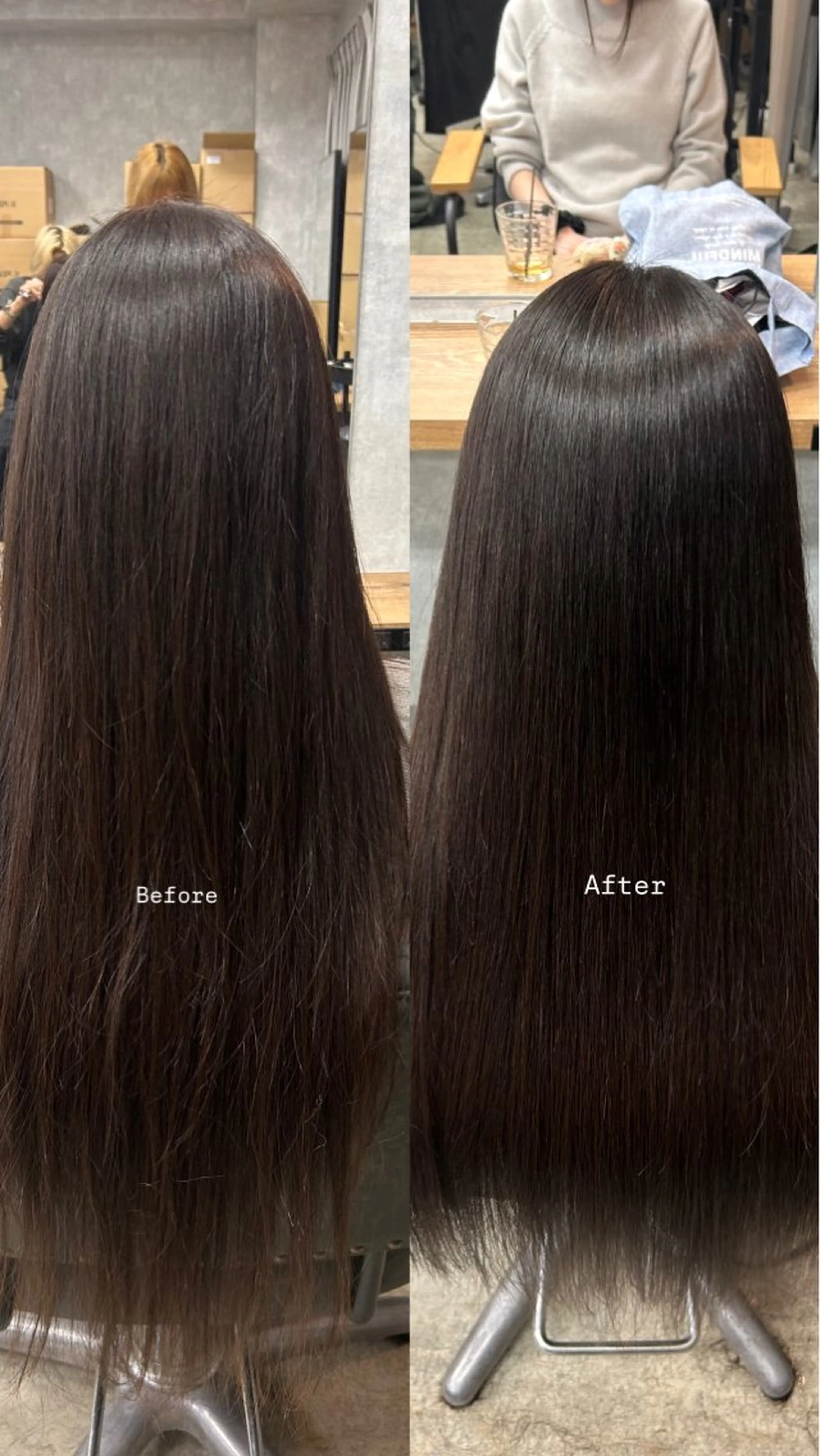 ロング 縮毛矯正 Lutia池袋 さえ☆のヘアスタイル