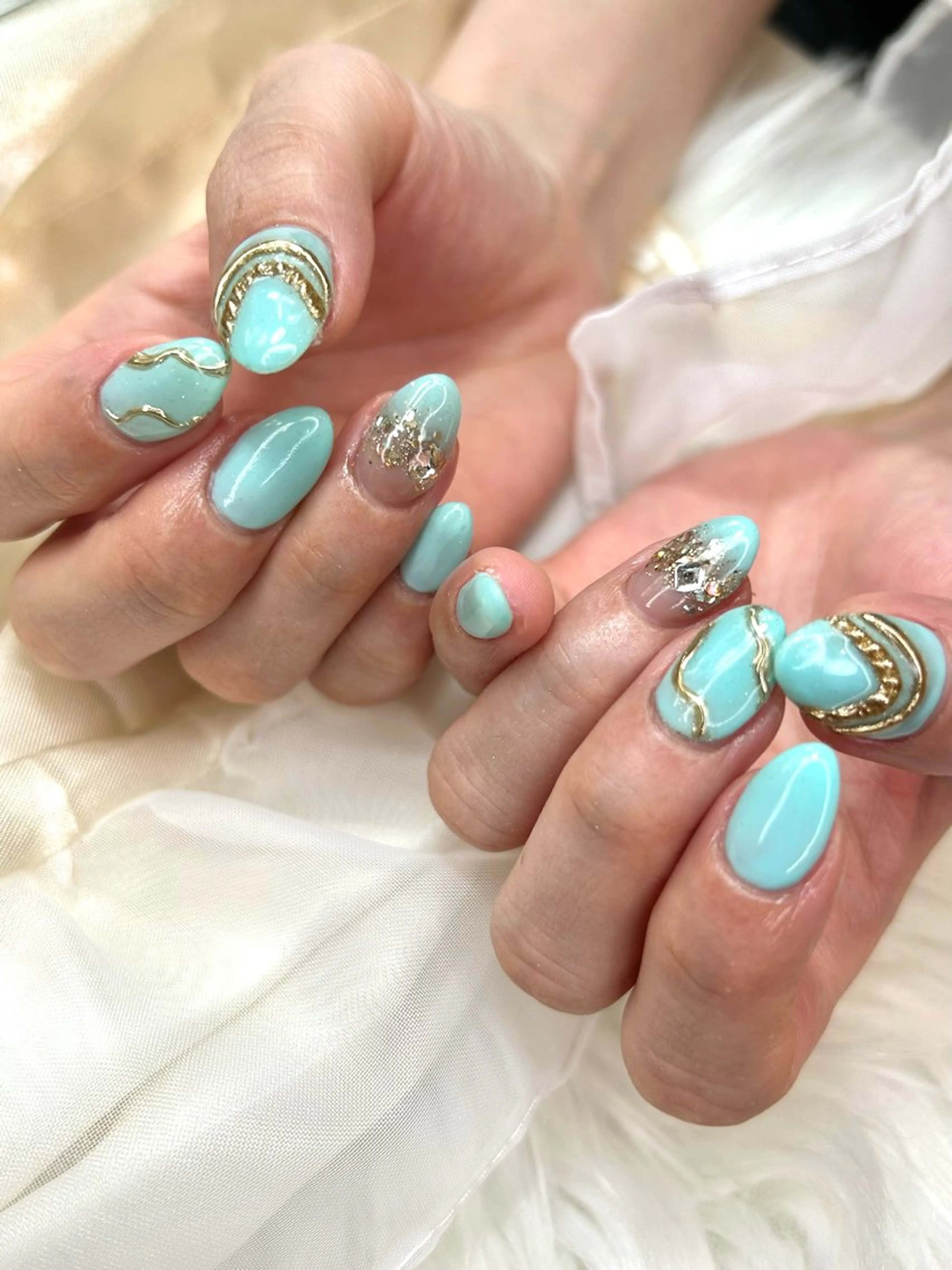 ネイル アートネイル ミラーネイル ELLE nailのネイルデザイン