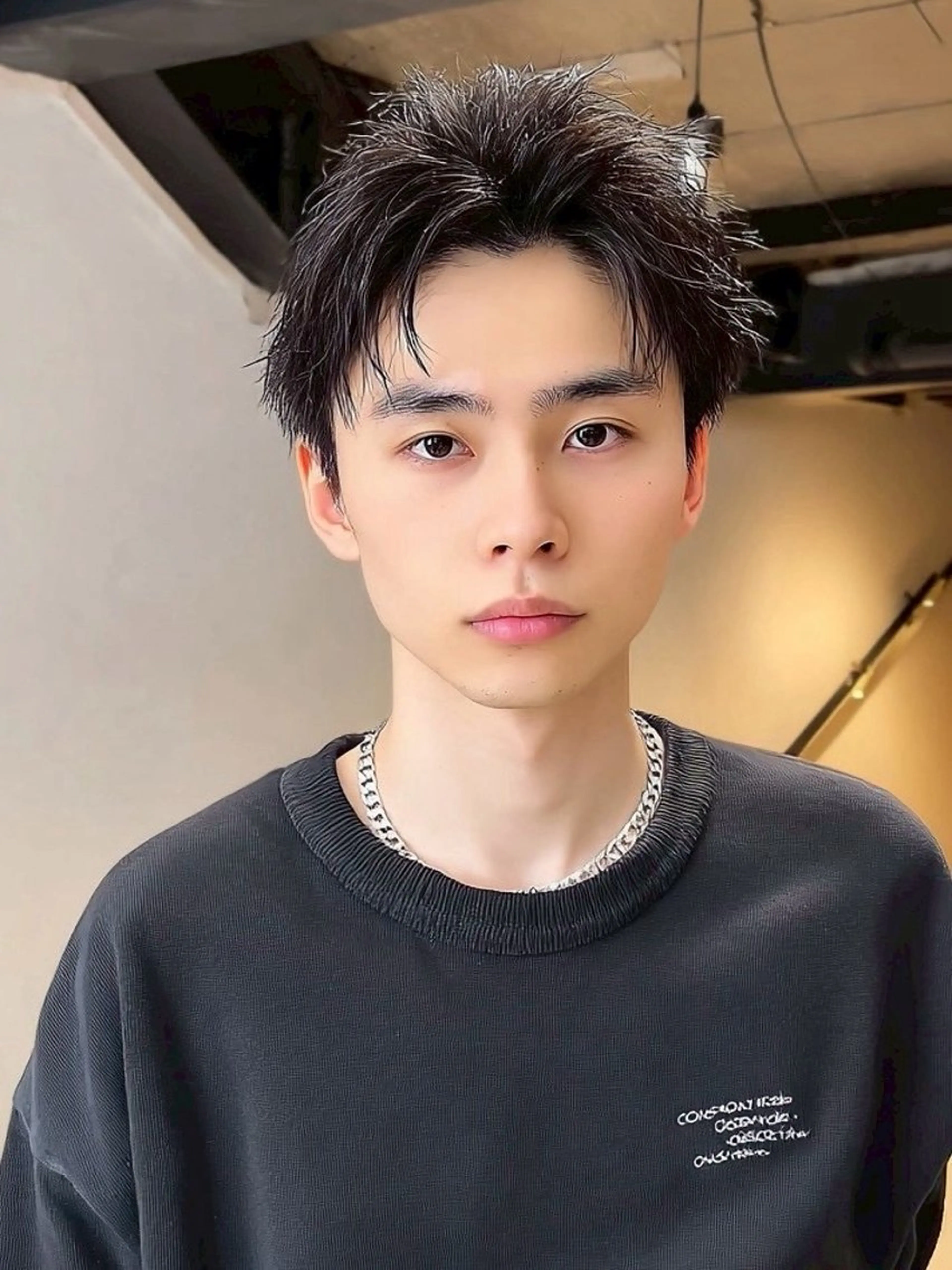 メンズ メンズパーマ カット 西 優衣奈のヘアスタイル