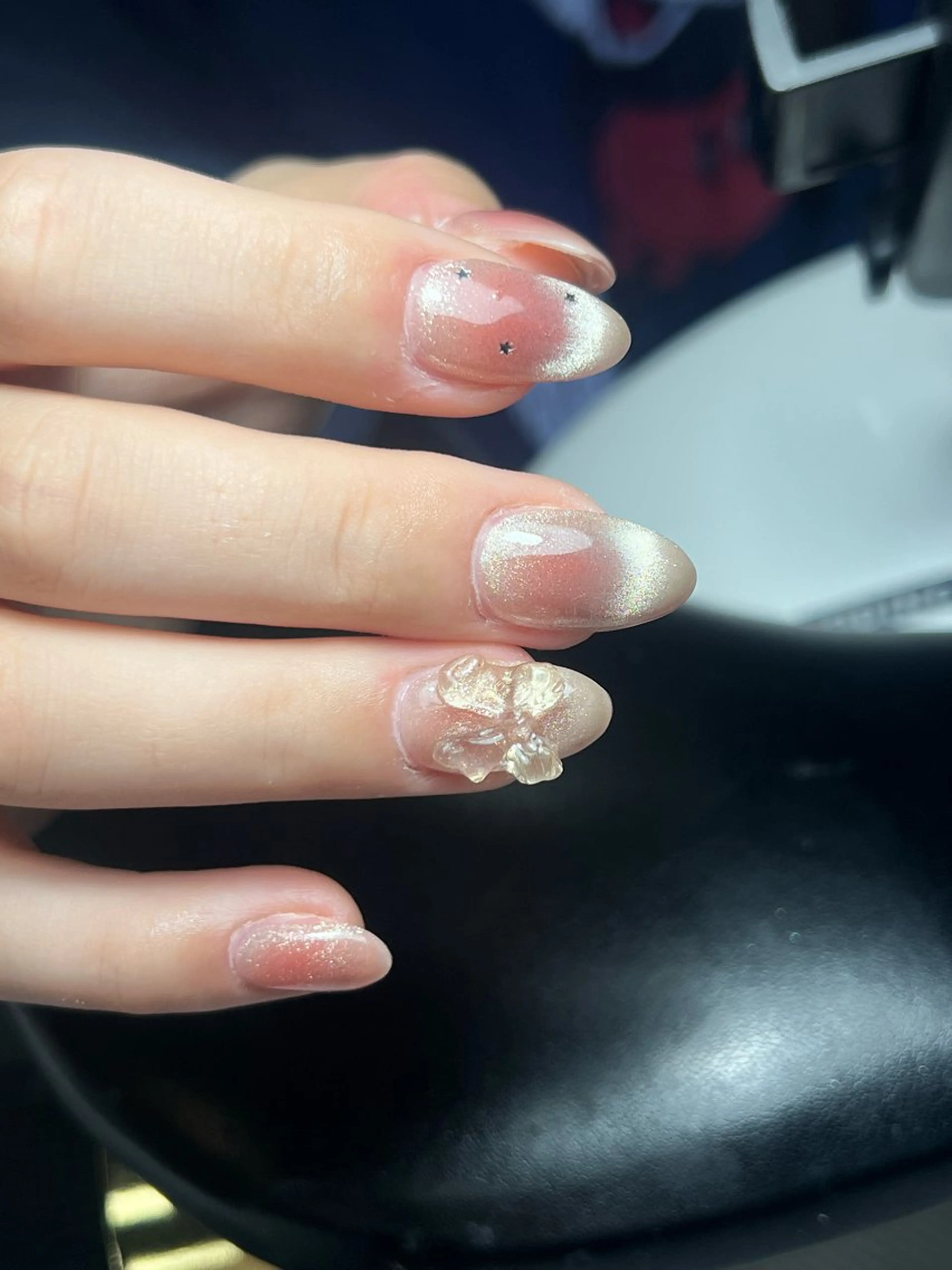 ネイル 韓国ネイル 持ち込み ニュアンスネイル ネイルチップ ハンドネイル Tini ANA.CHUOのネイルデザイン