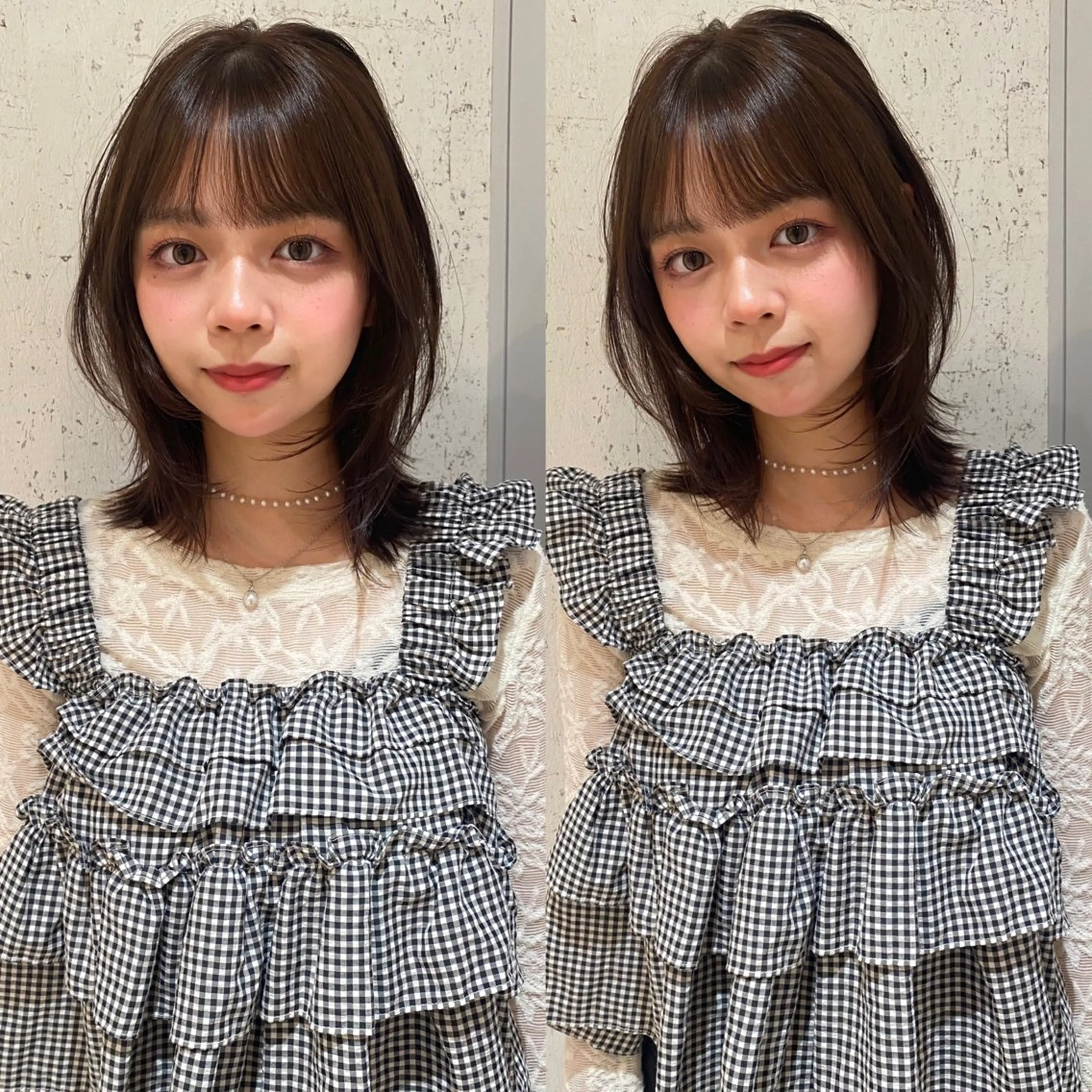 ミディアム カラー カット トリートメント mai / linoah˚✧のヘアスタイル