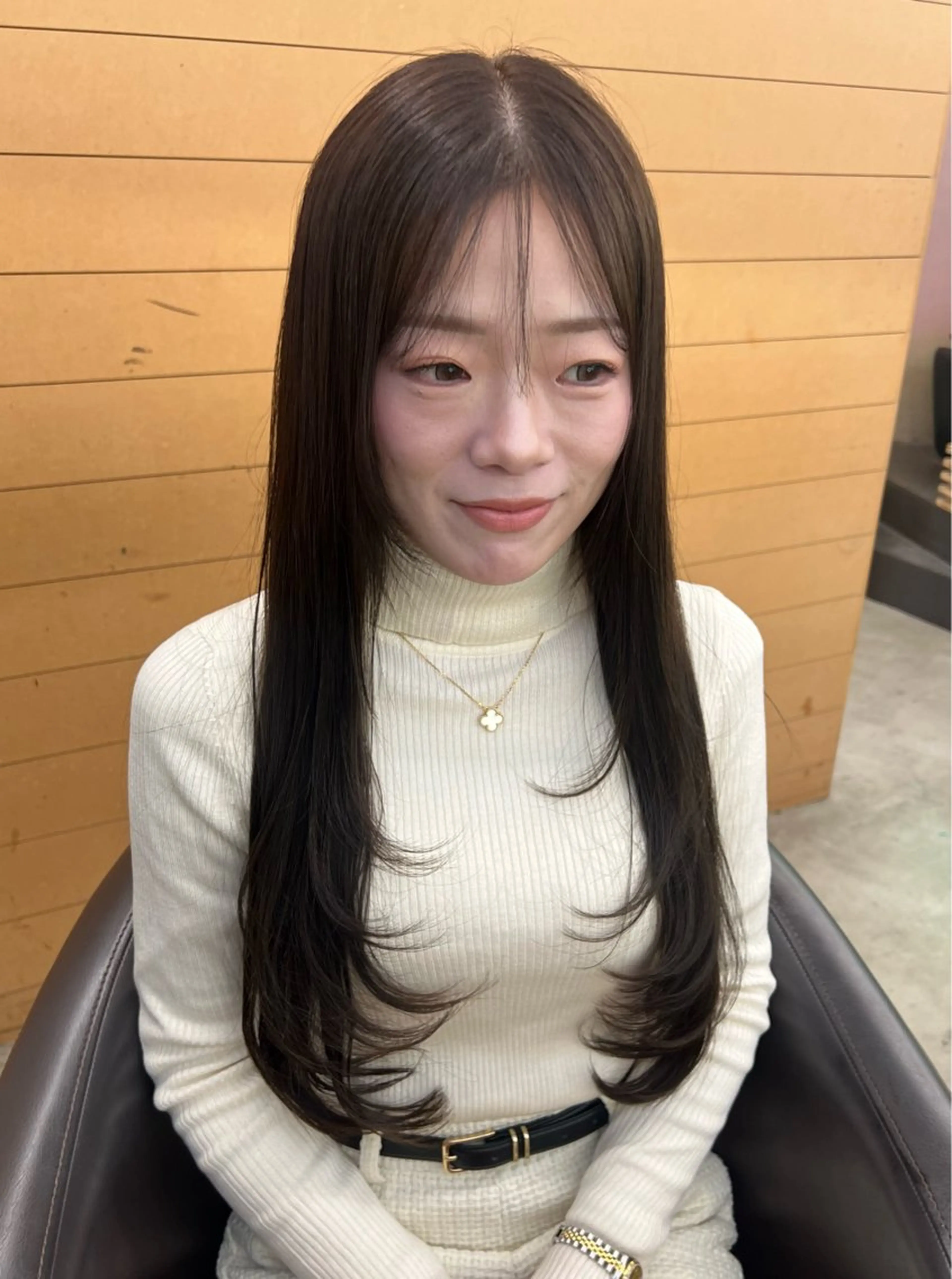 ロング カット ヘアカラー トリートメント 【NEWI】韓国ヘア 🇰🇷Honokaのヘアスタイル