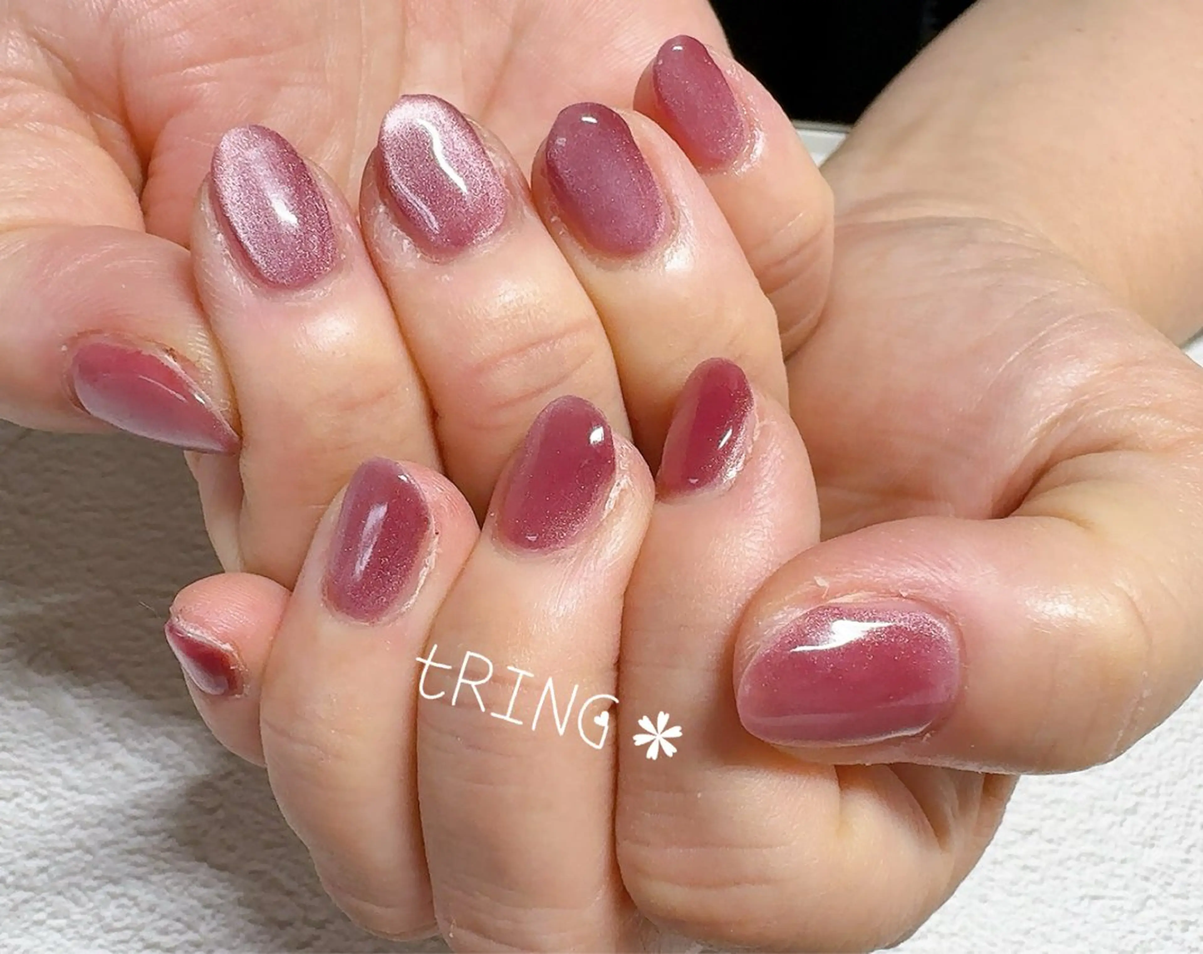 ネイル ハンドネイル tRING＊ しいの木台のネイルデザイン