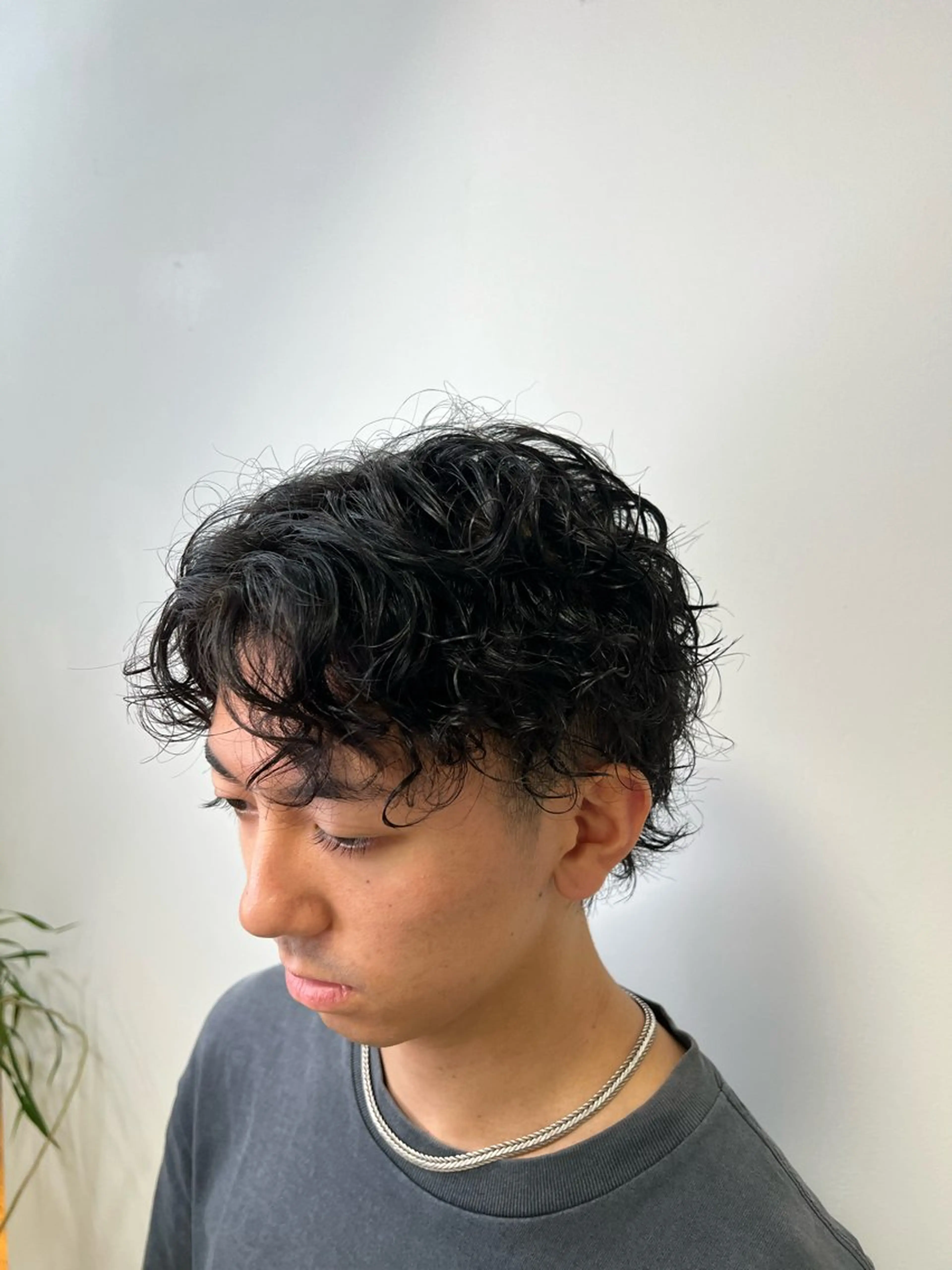 ショート パーマ メンズ メンズパーマ パーマ 【髪質改善/縮毛矯正 /カラー】ホサカのヘアスタイル