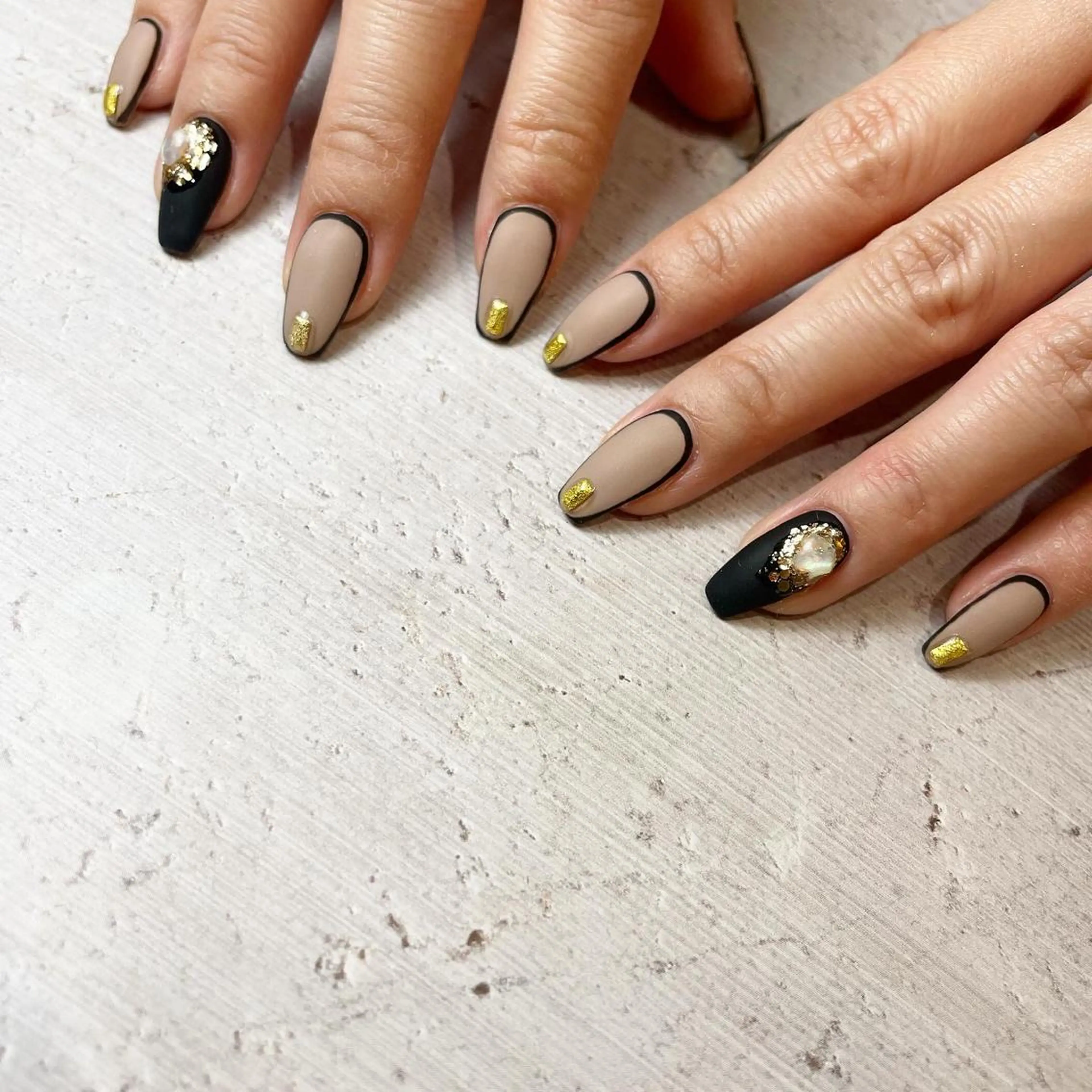 ロング ネイル 持ち込み ハンドネイル nail&eyelash mate所属・京都/東向日/桂 ayumiのネイルデザイン