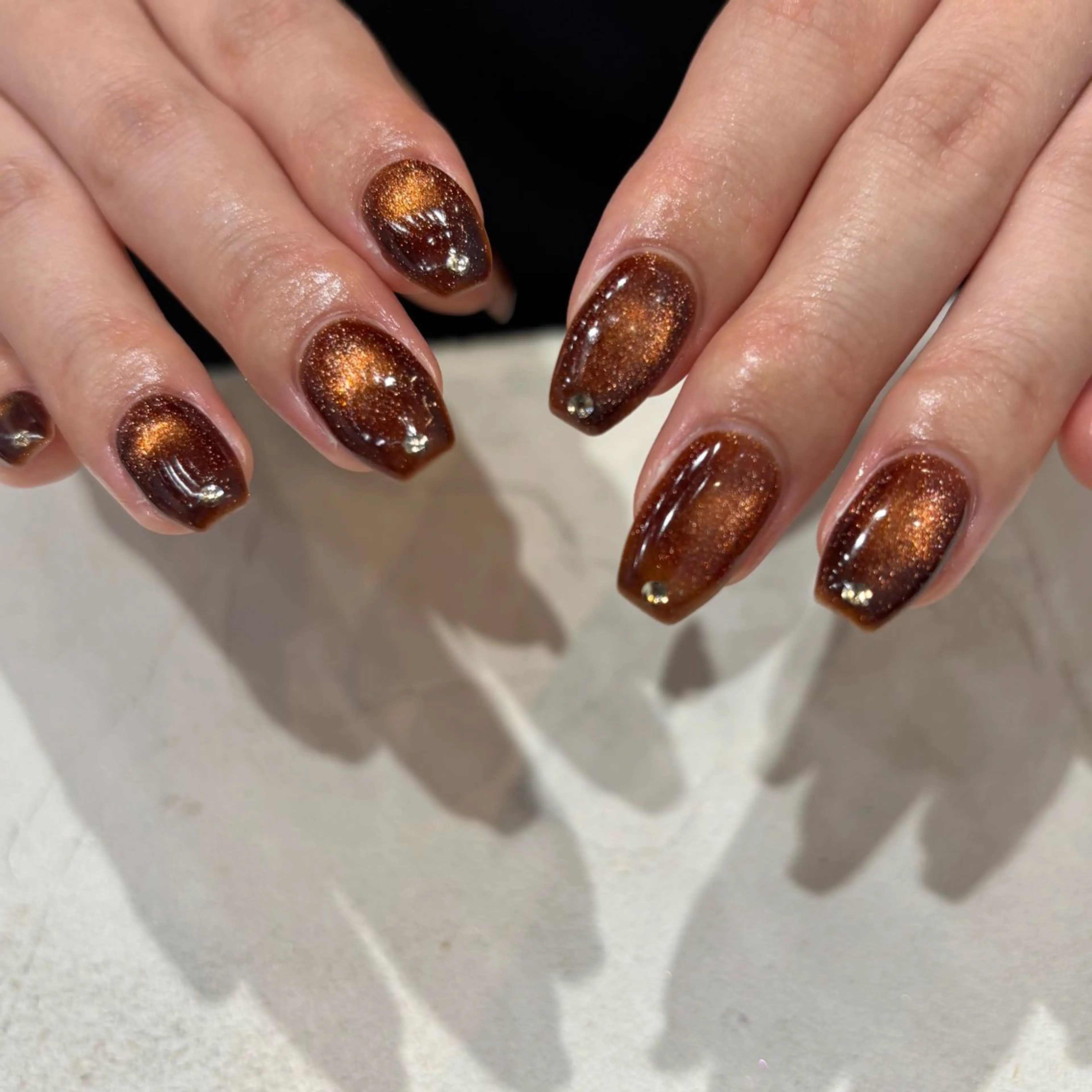 【オフあり】ハンド💅マグネットorフラッシュワンカラー［パラジェル変更可/センター南］の写真