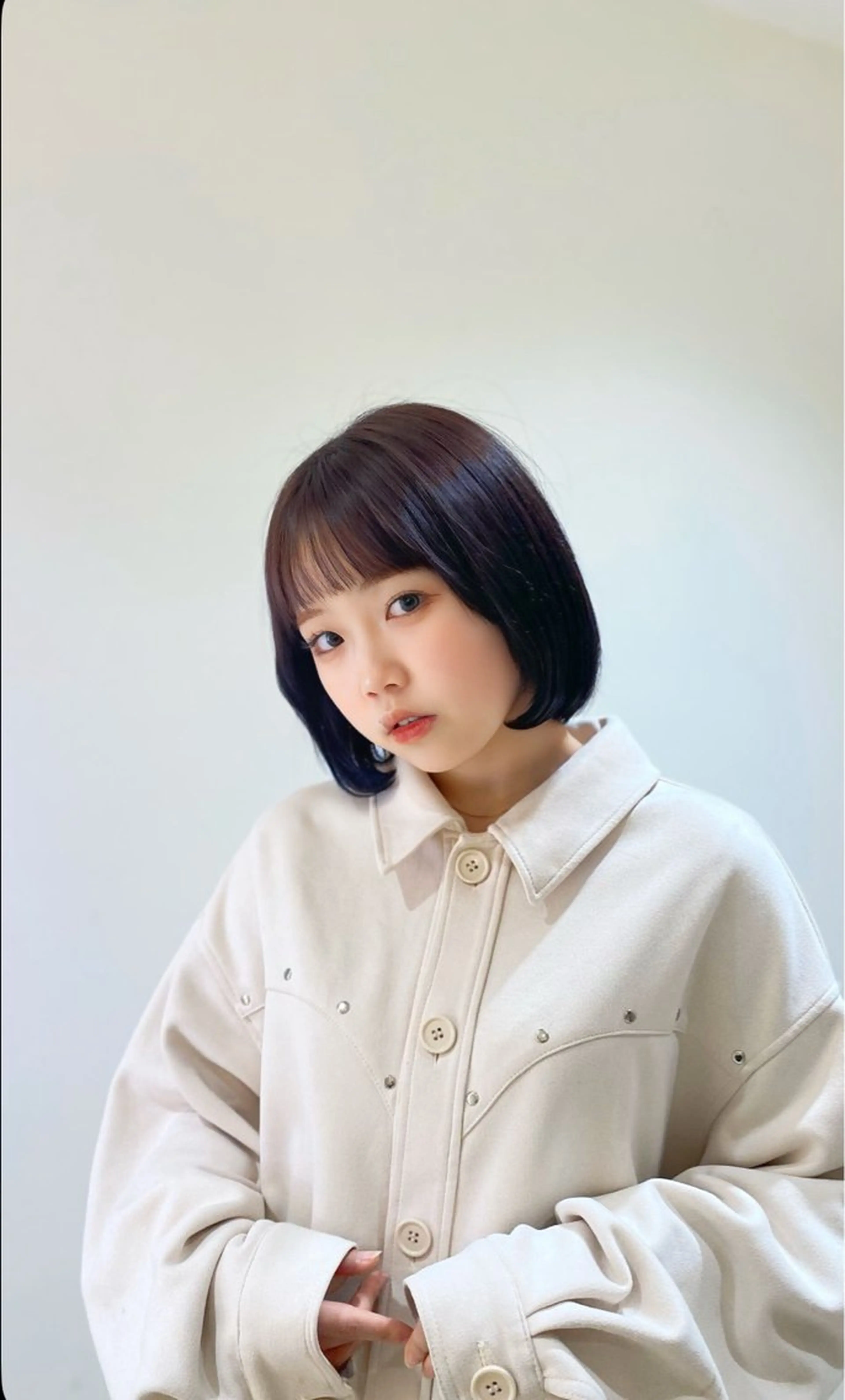 カラー ヘアカラー JADE -zero- with AKROS所属・JADE海璃 波巻きパーマのヘアスタイル