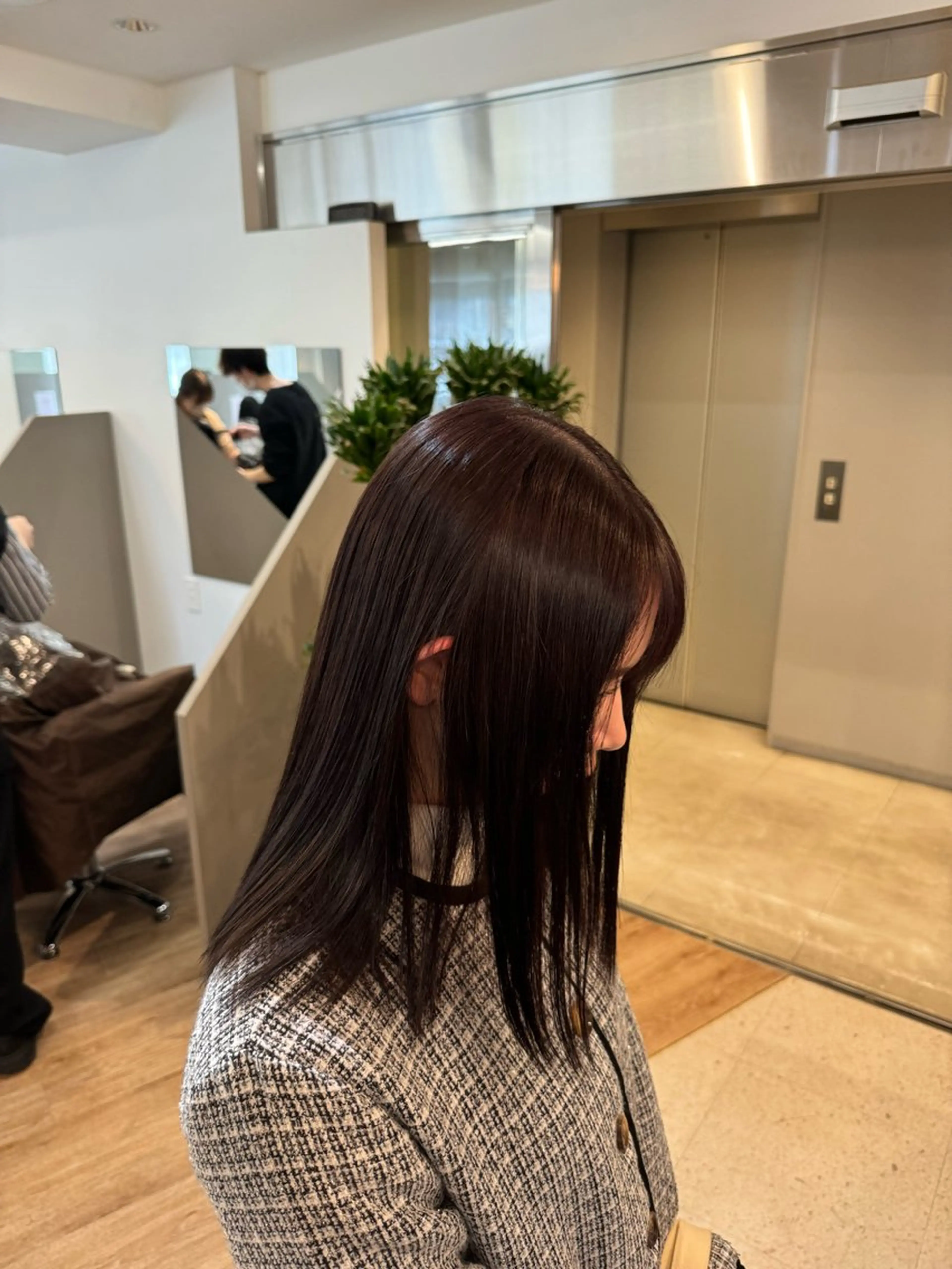 セミロング 箕面/ボブ/ 髪質改善/加藤優眞のヘアスタイル