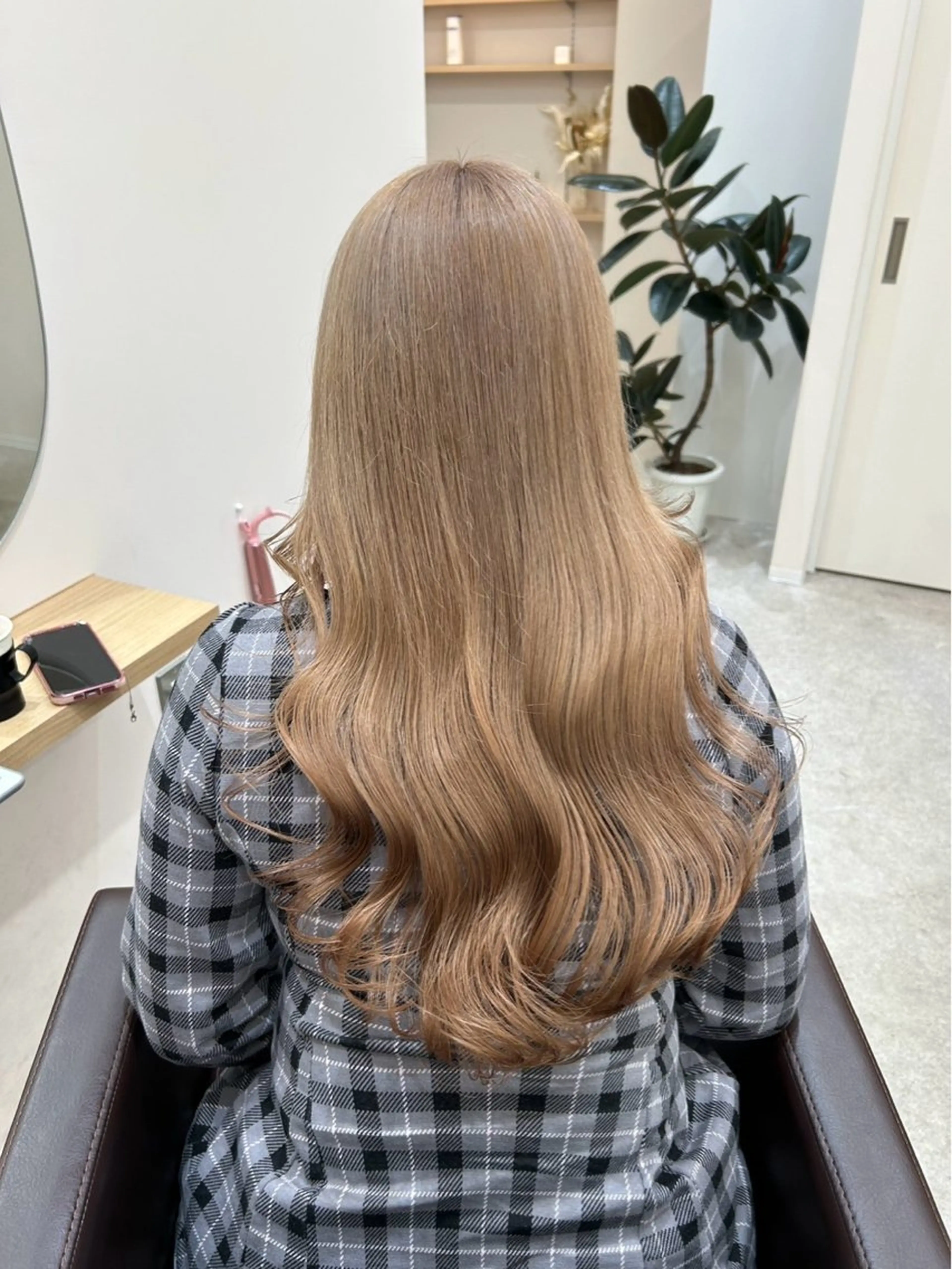 ブリーチなしダブルカラーの写真