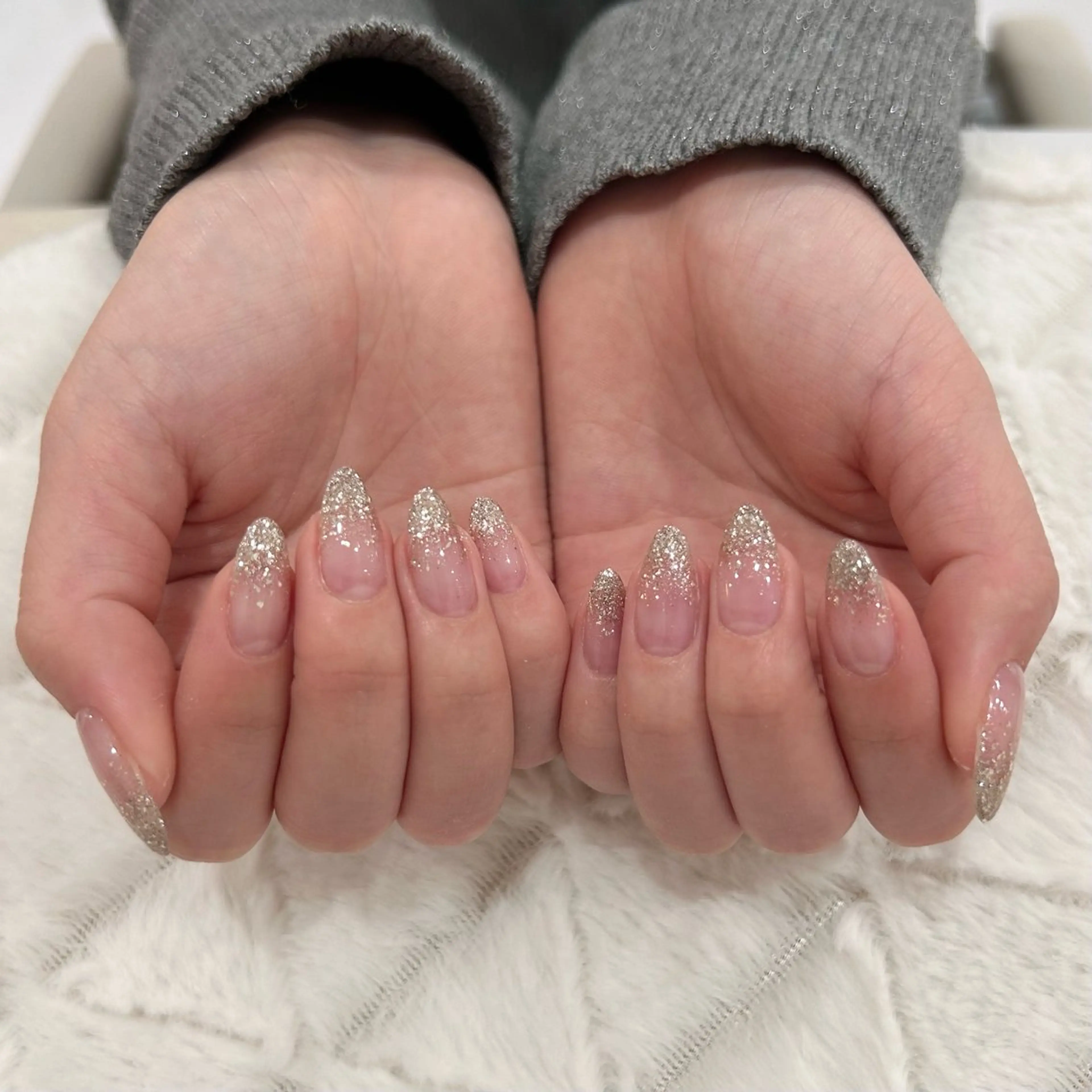 ネイル グラデーション ラメ(グリッター) ラメグラデーション Luna 烏丸店所属・nail♡ wakanaのネイルデザイン