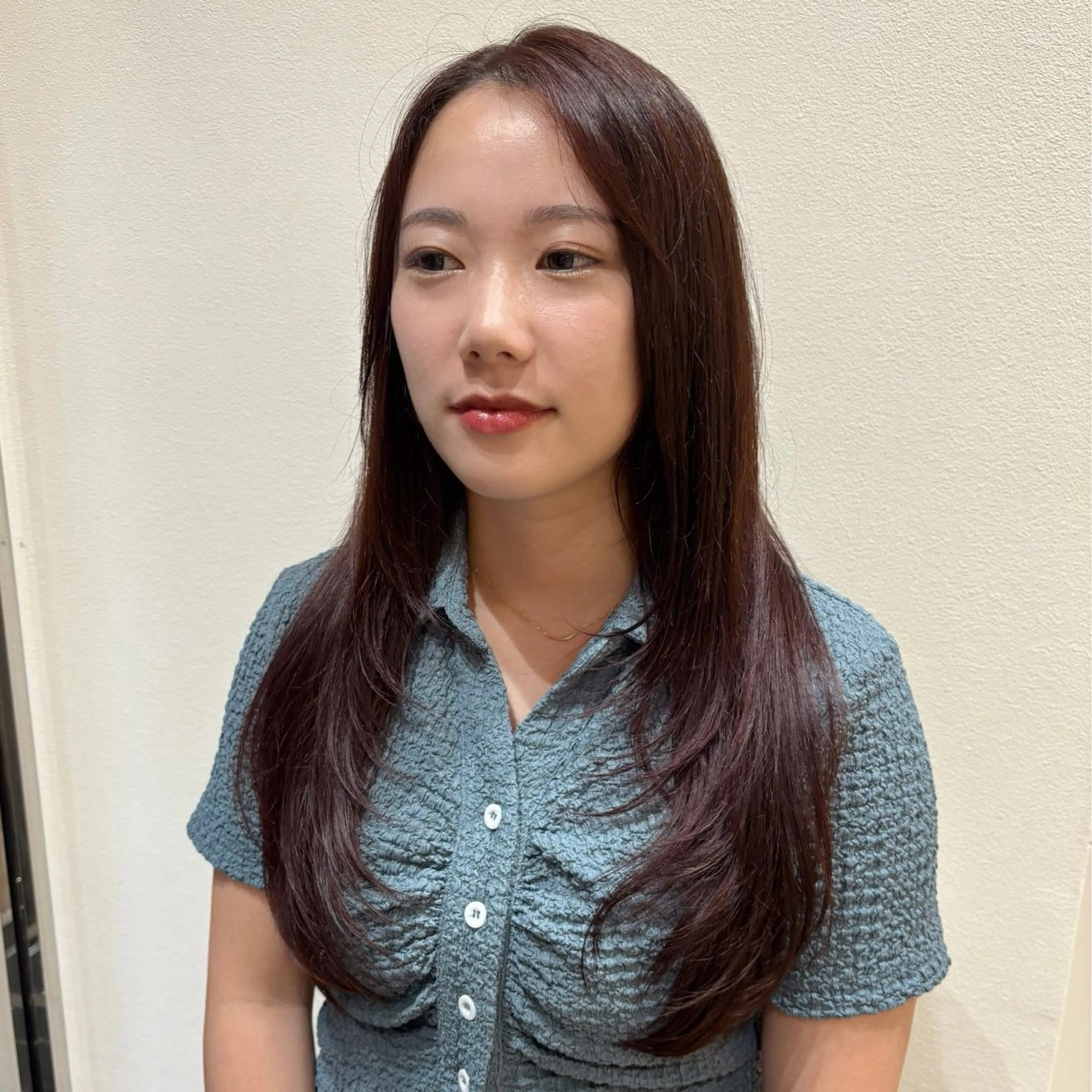 ロング レイヤーカット fuyuna レイヤーカット🖤のヘアスタイル