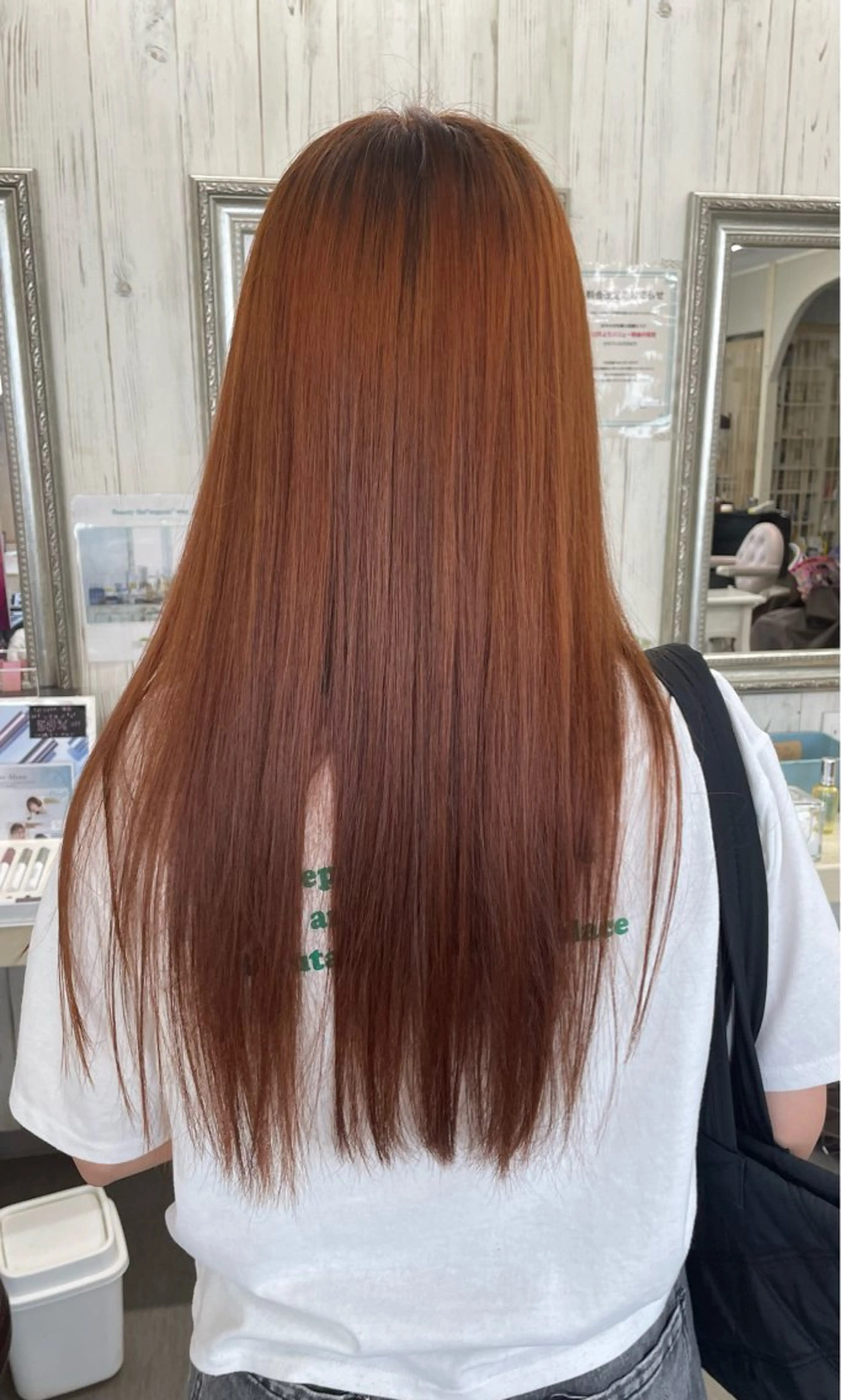 ブリーチオンカラー ¥12000 ※ロング別※セルフブローの写真