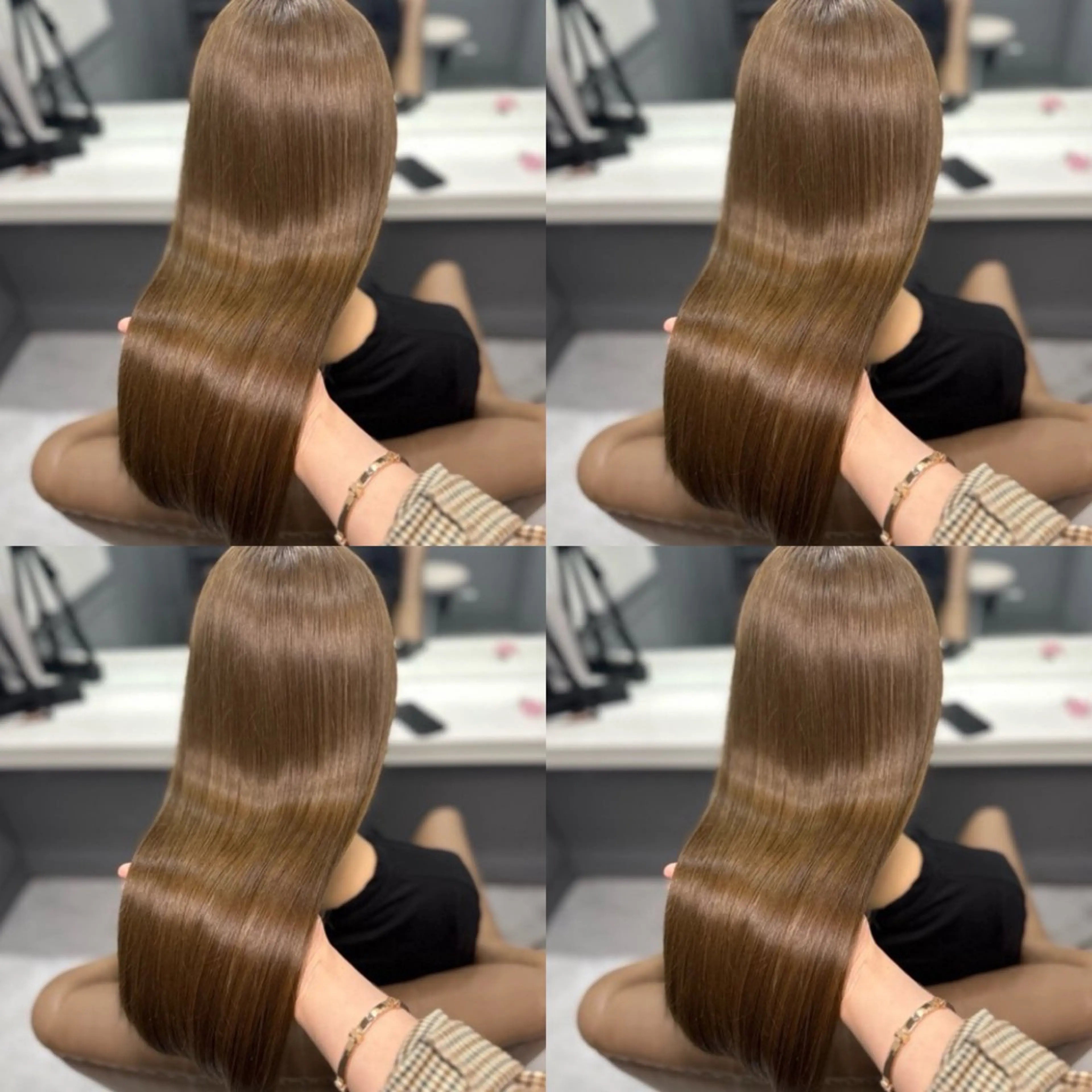 💎12月限定価格💎カット＋プレミアムケアカラー＋Aujua5ステップトリートメント【韓国ヘア/髪質改善/ロング料金無の写真