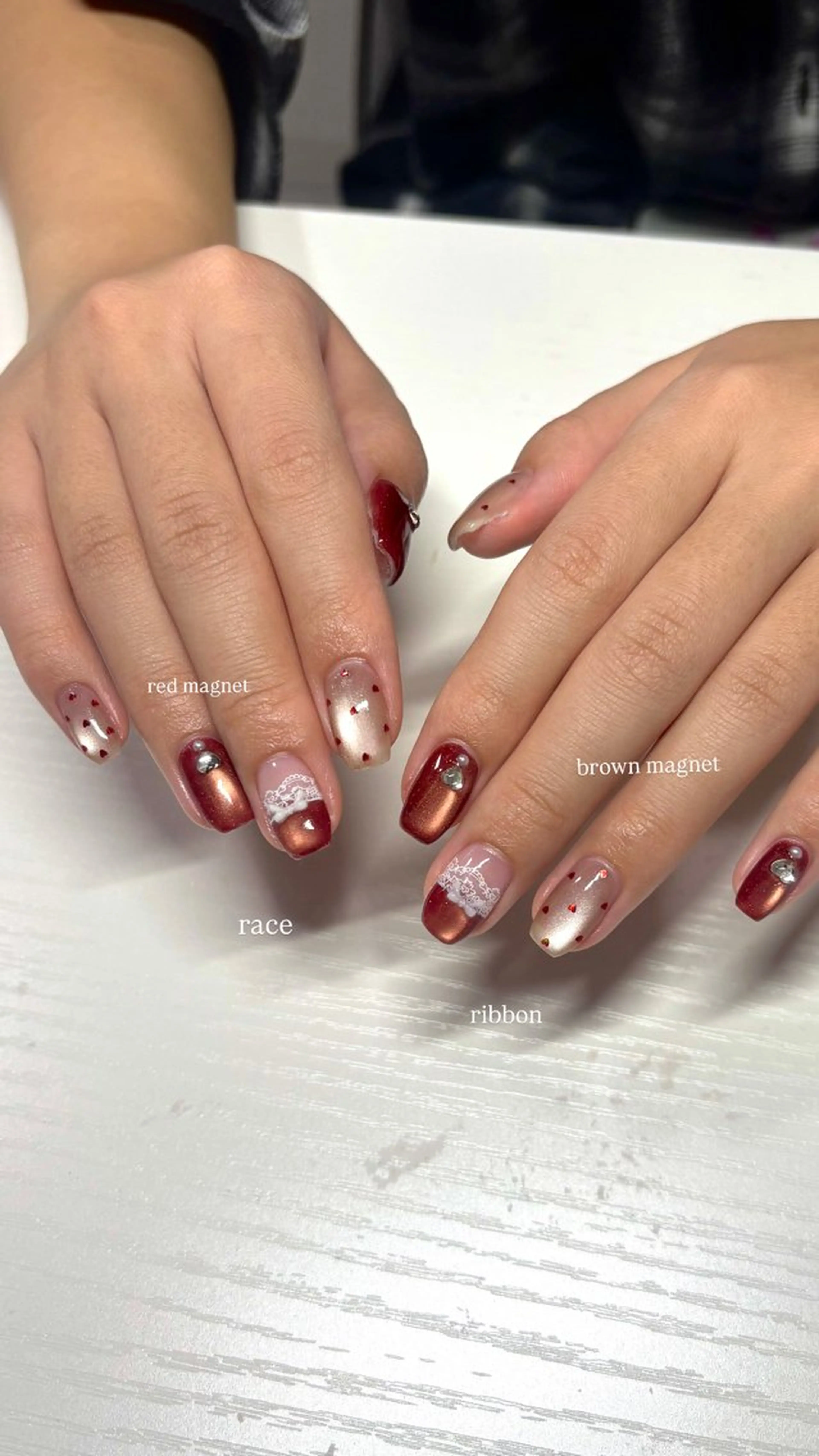 ネイル ハンドネイル 韓国ﾜﾝﾎﾝnail yukiのネイルデザイン