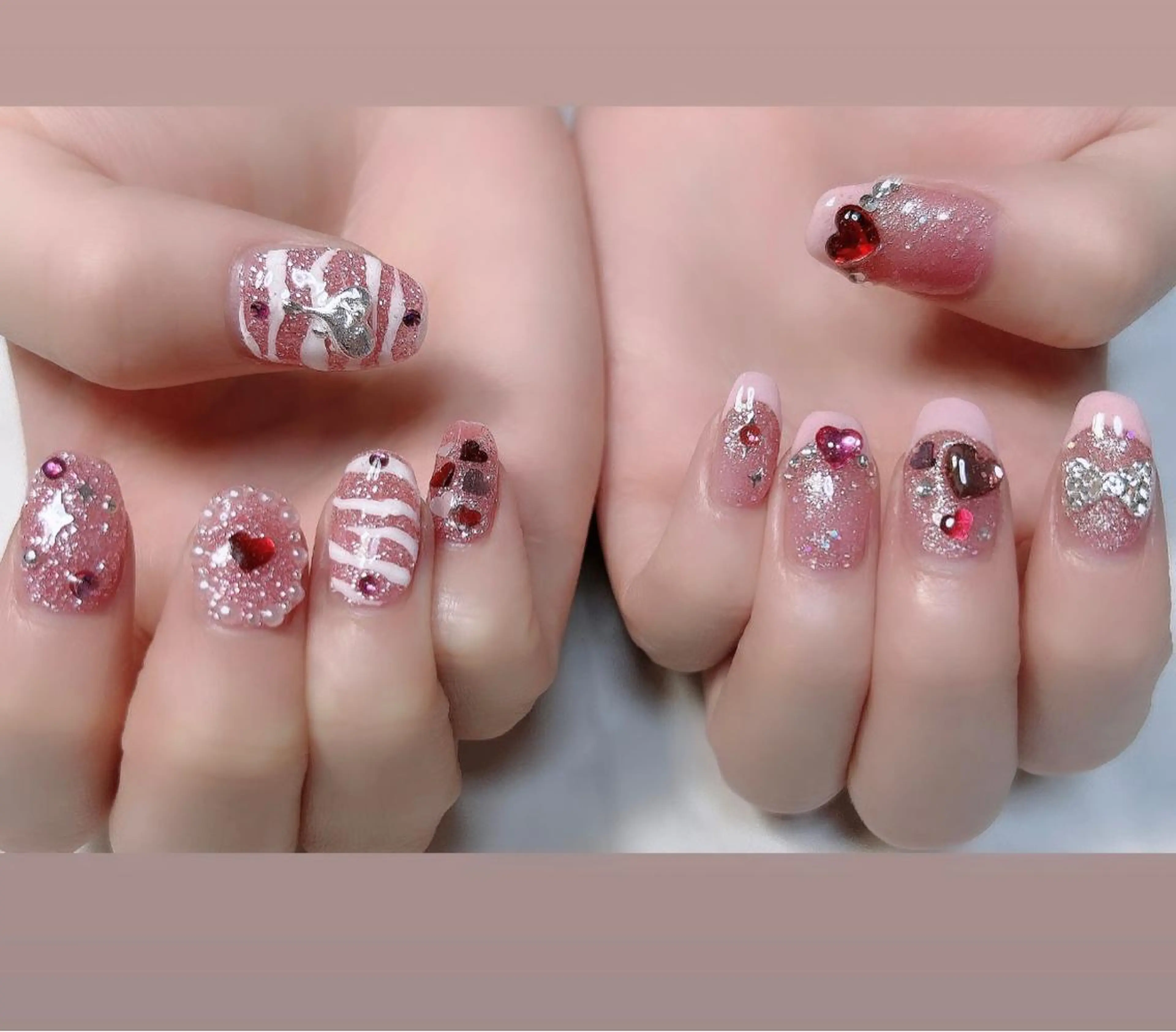 ネイル ラメ(グリッター) ハンドネイル reve あやののネイルデザイン