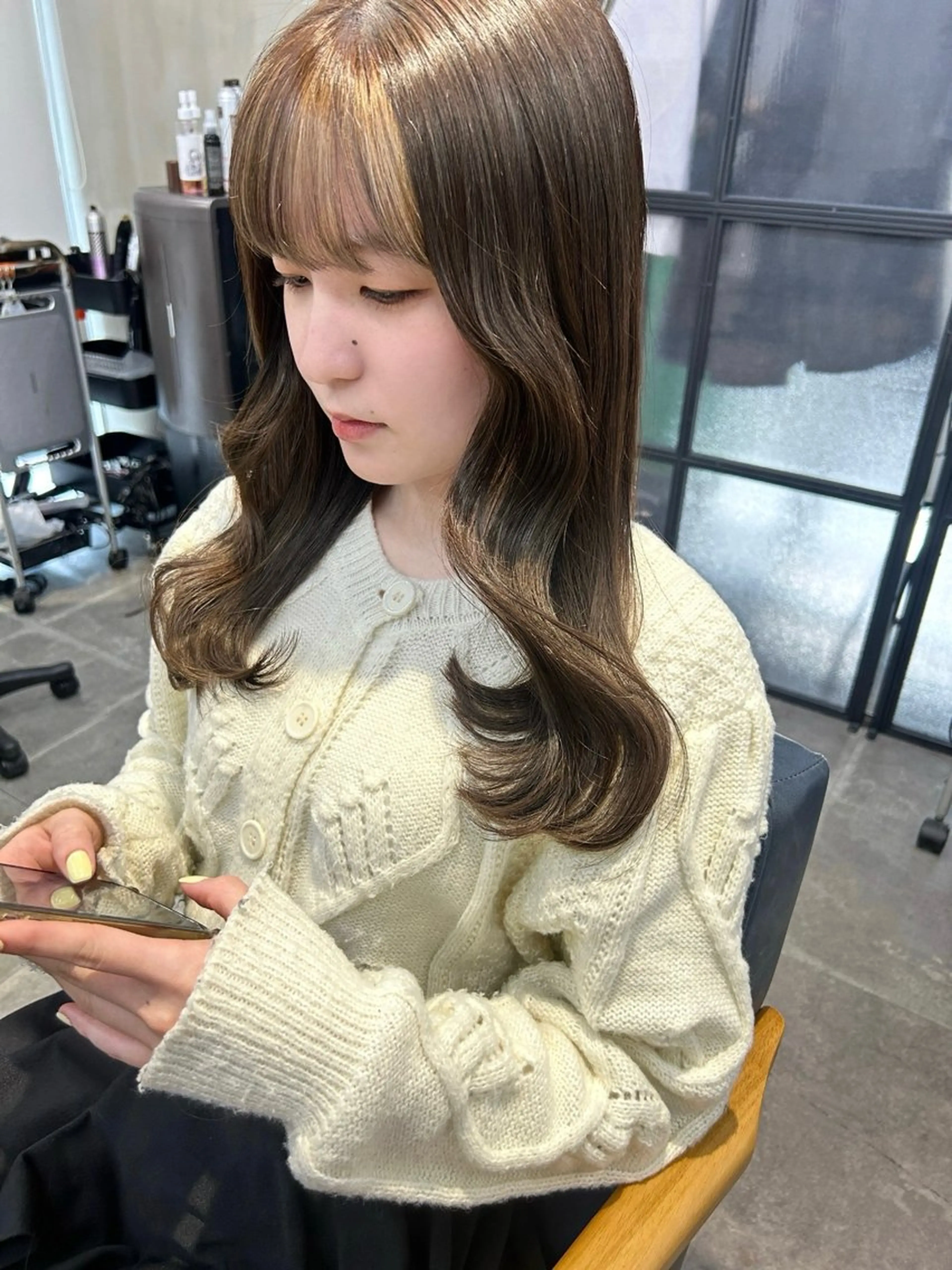 ロング カラー newi梅田🫧韓国 ヘア🫧sakiのヘアスタイル