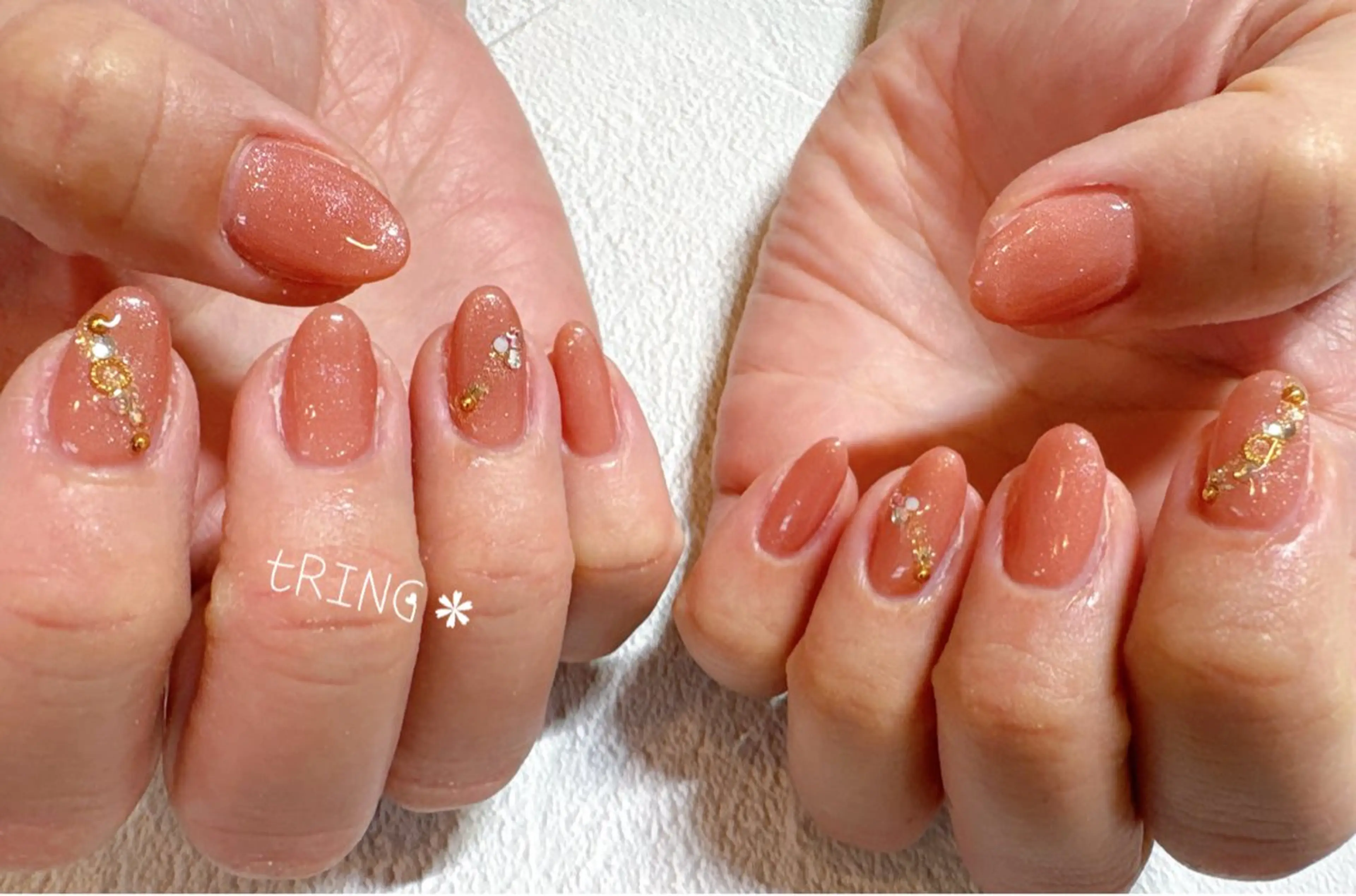 ネイル ハンドネイル tRING＊ しいの木台のネイルデザイン