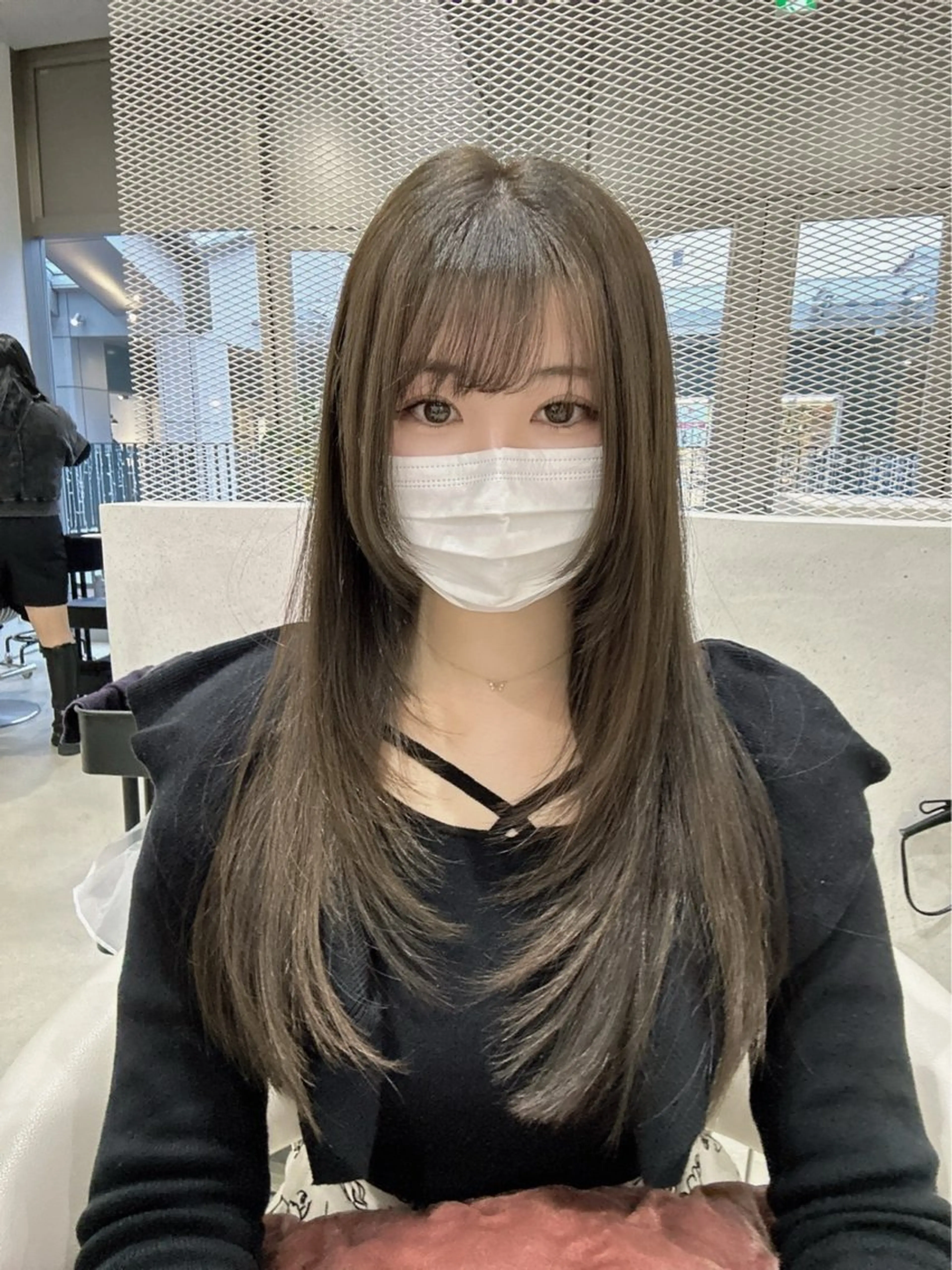 ロング カラー 韓国風ヘア レイヤーカット カット noe所属・ボブ/艶髪/栄/ 名古屋/COCOのヘアスタイル