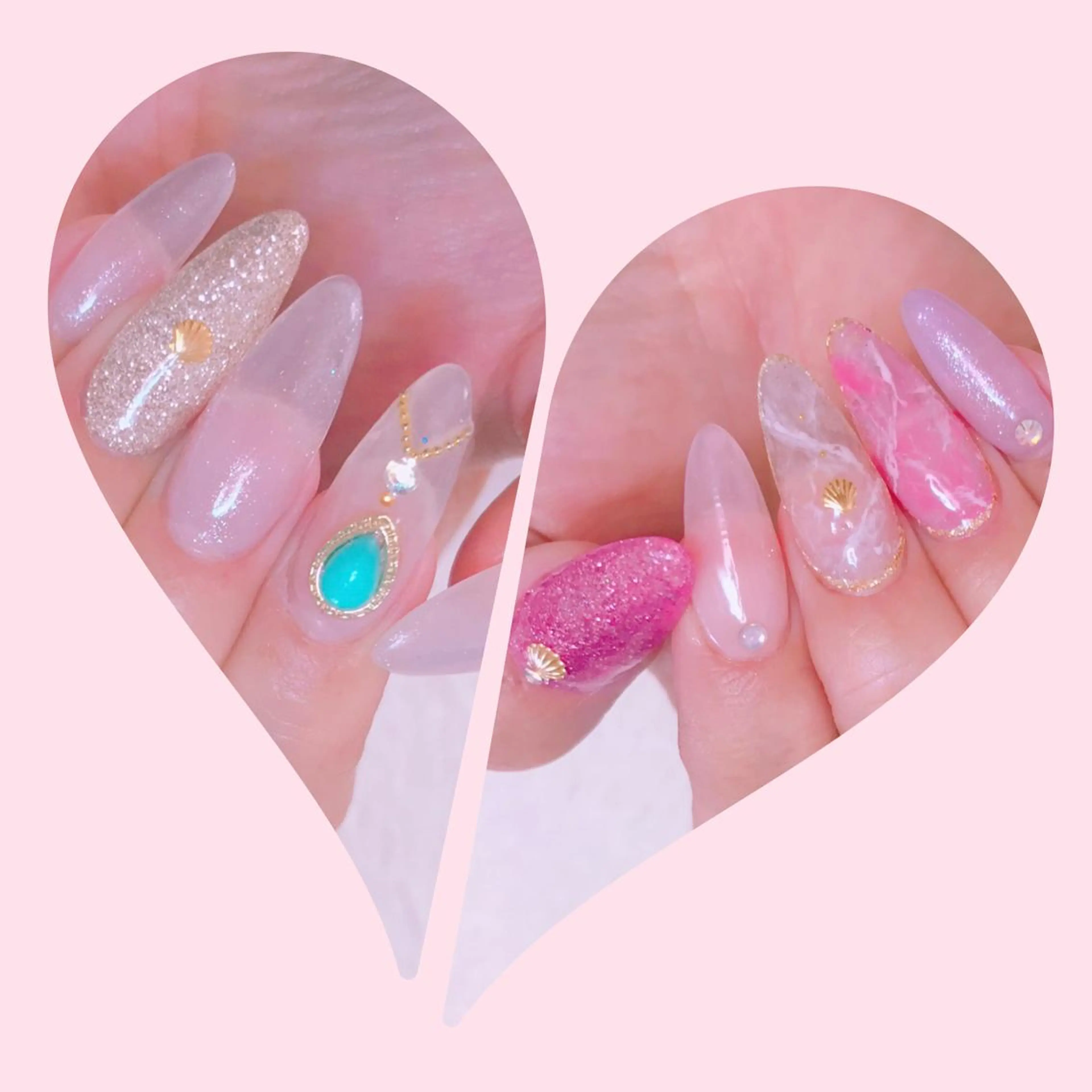 ネイル 🩵池袋heart nail🩵のネイルデザイン