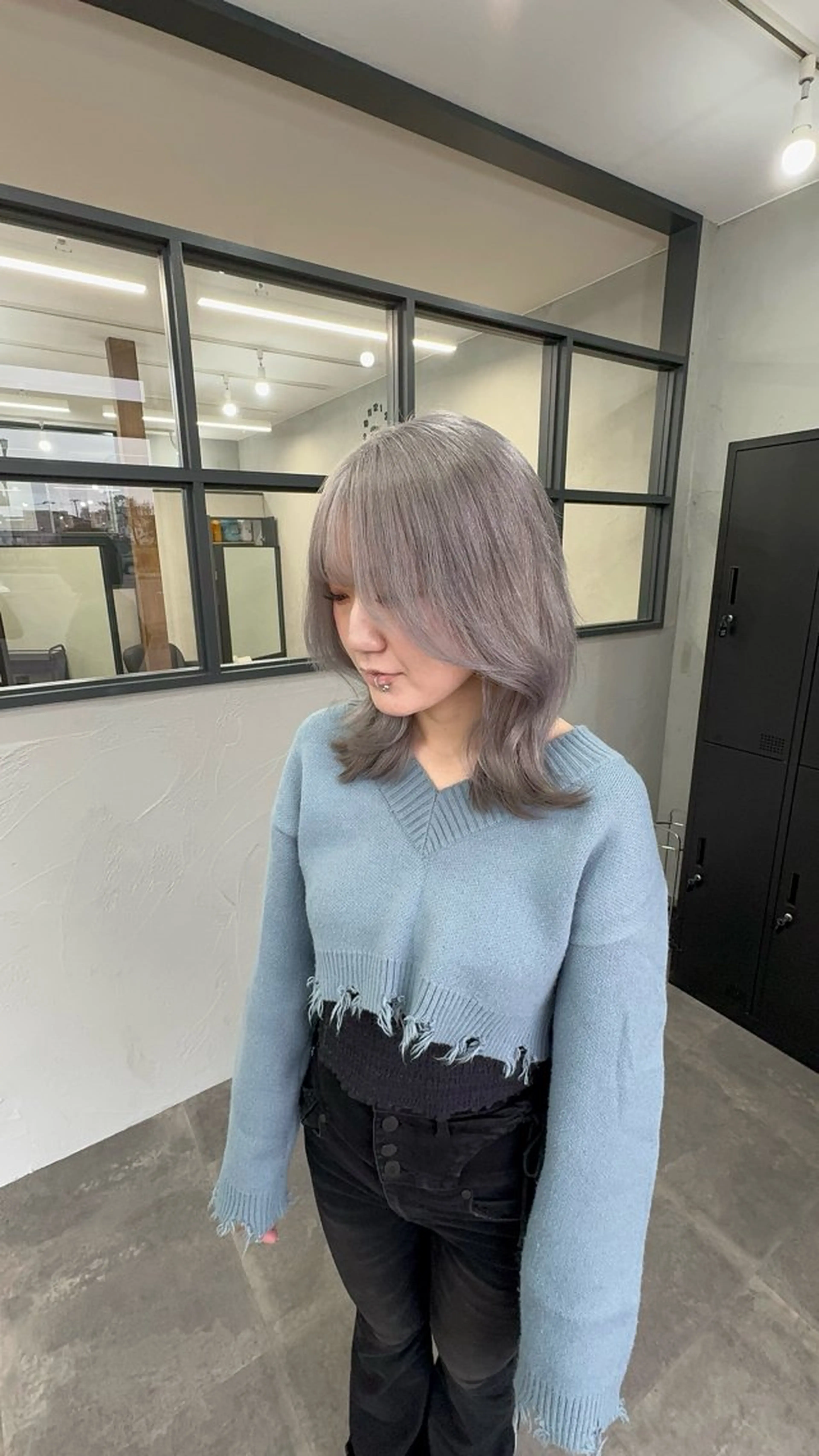 カット＋ブリーチ+カラー+プレトリートメントの写真