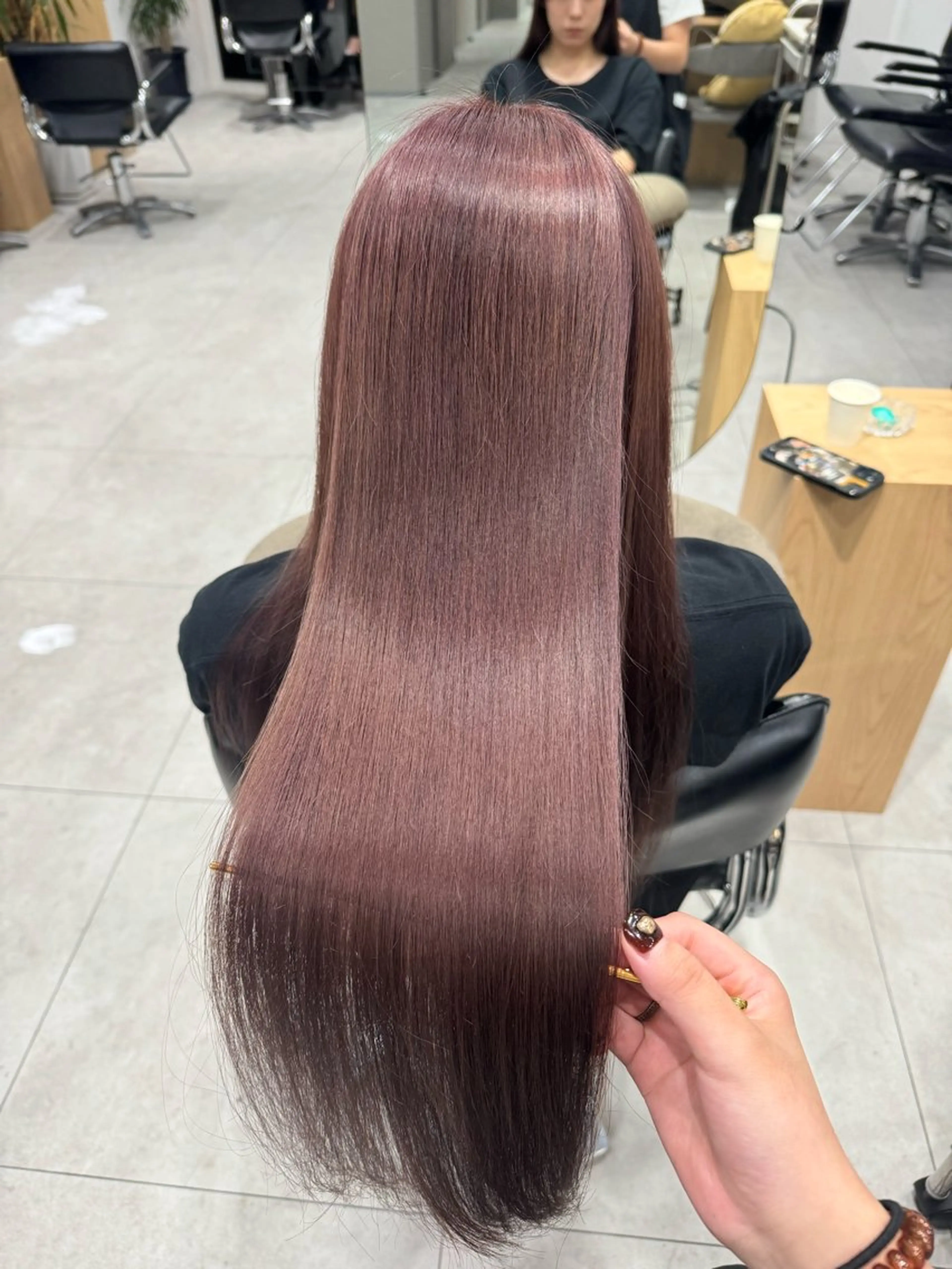 ロング カラー RAF TOKYO 薬院店所属・福岡／艶髪カラー/ 髪質改善/SAEのヘアスタイル