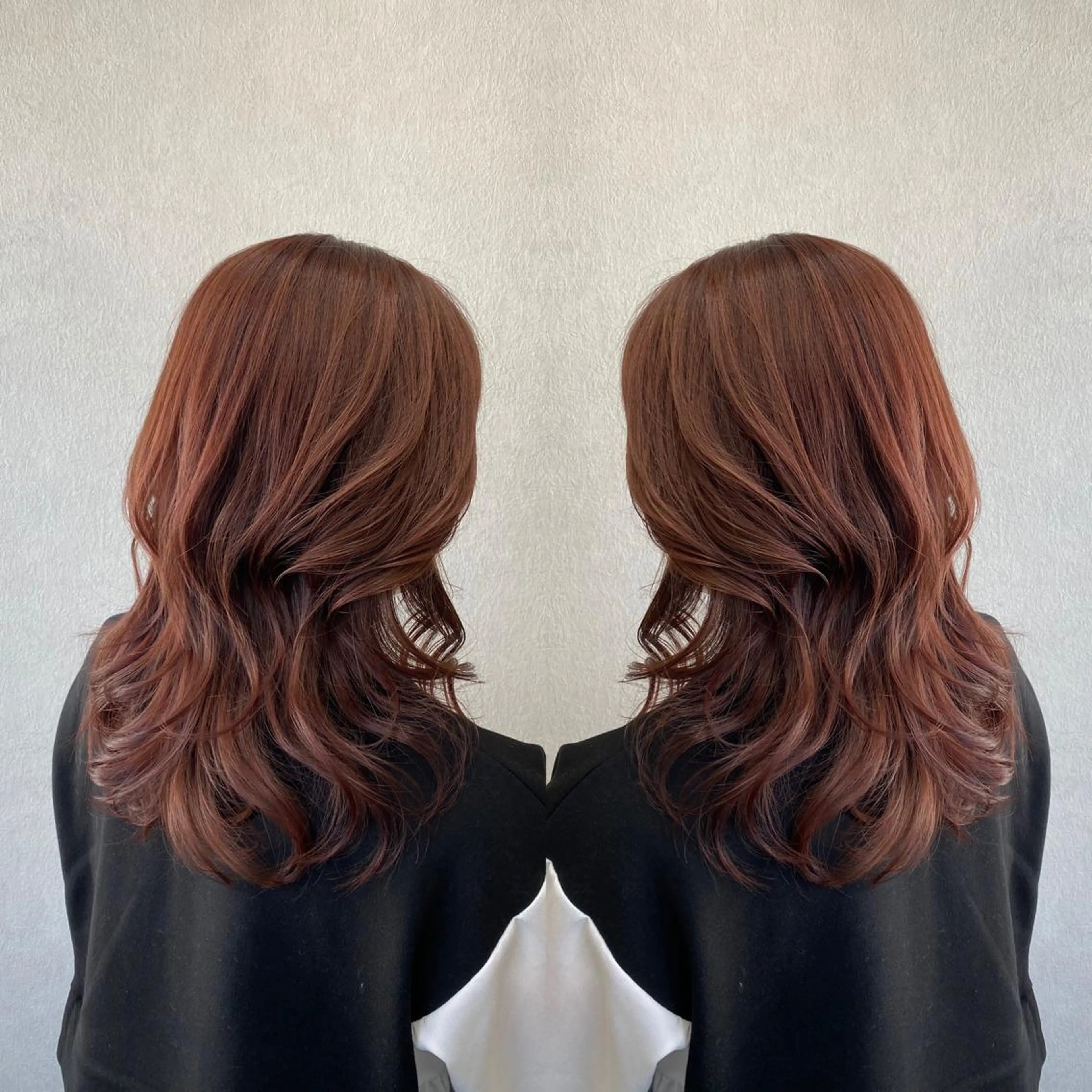 ロング カラー ブリーチ ブリーチなしカラー カット トリートメント tocca 💜石田愛結💜のヘアスタイル