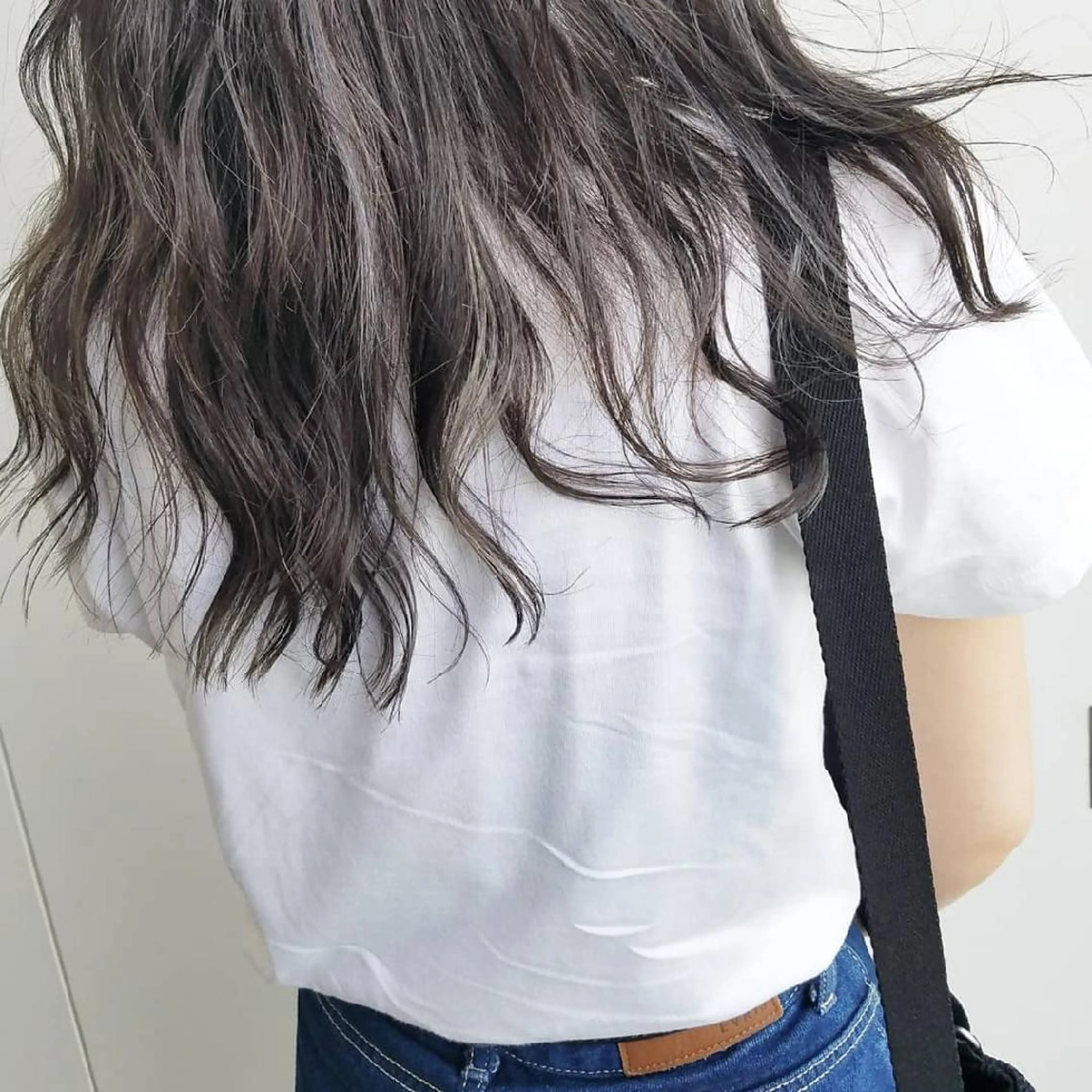 セミロング カラー ヘアアレンジ パーマ ネイル マツエク・マツパ グレージュ ハイライトカラー ハイライト iplus✴ まつげ、眉毛、耳つぼのマツエク・マツパデザイン