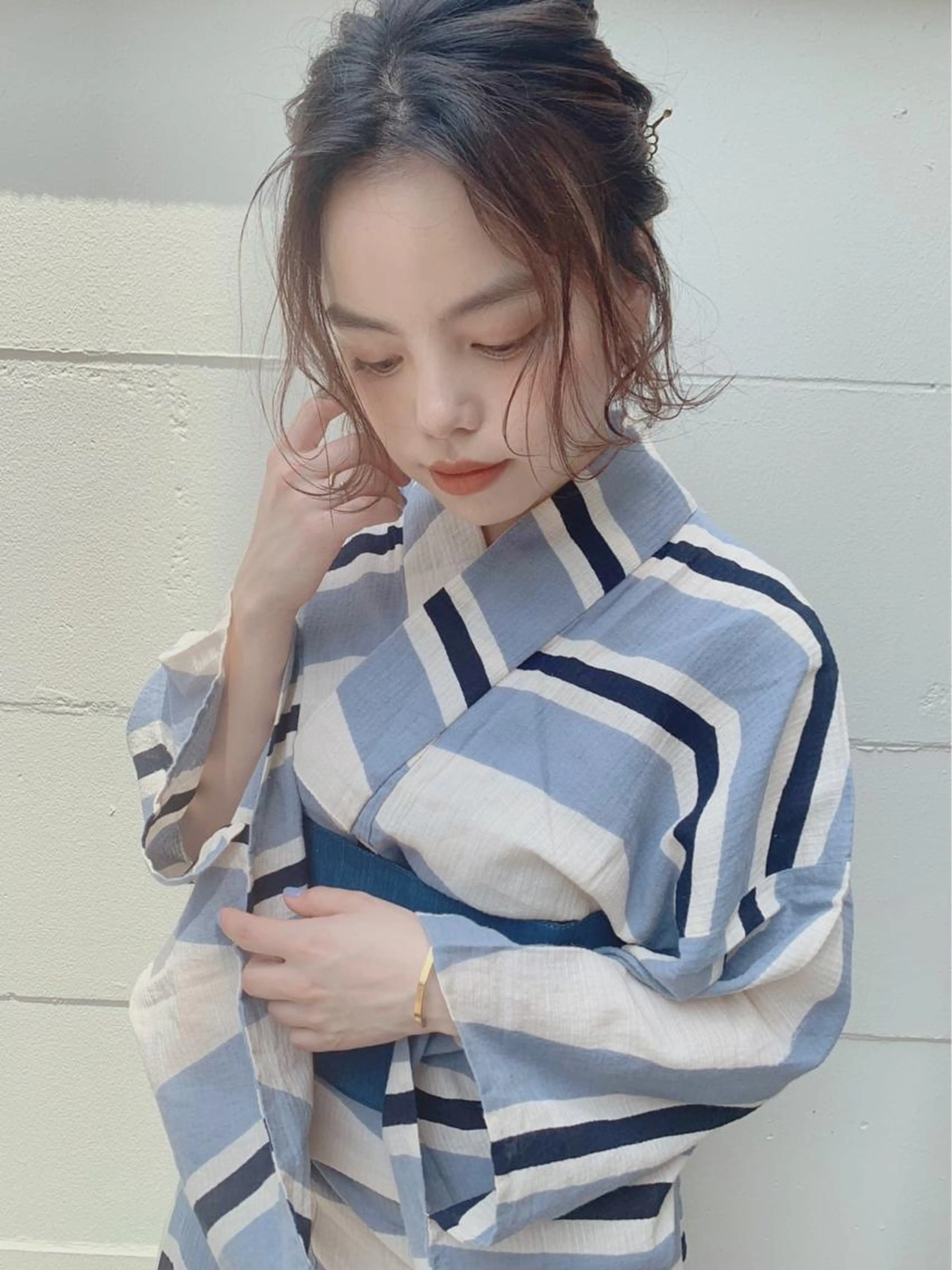 浴衣着付け＋ヘアセットの写真