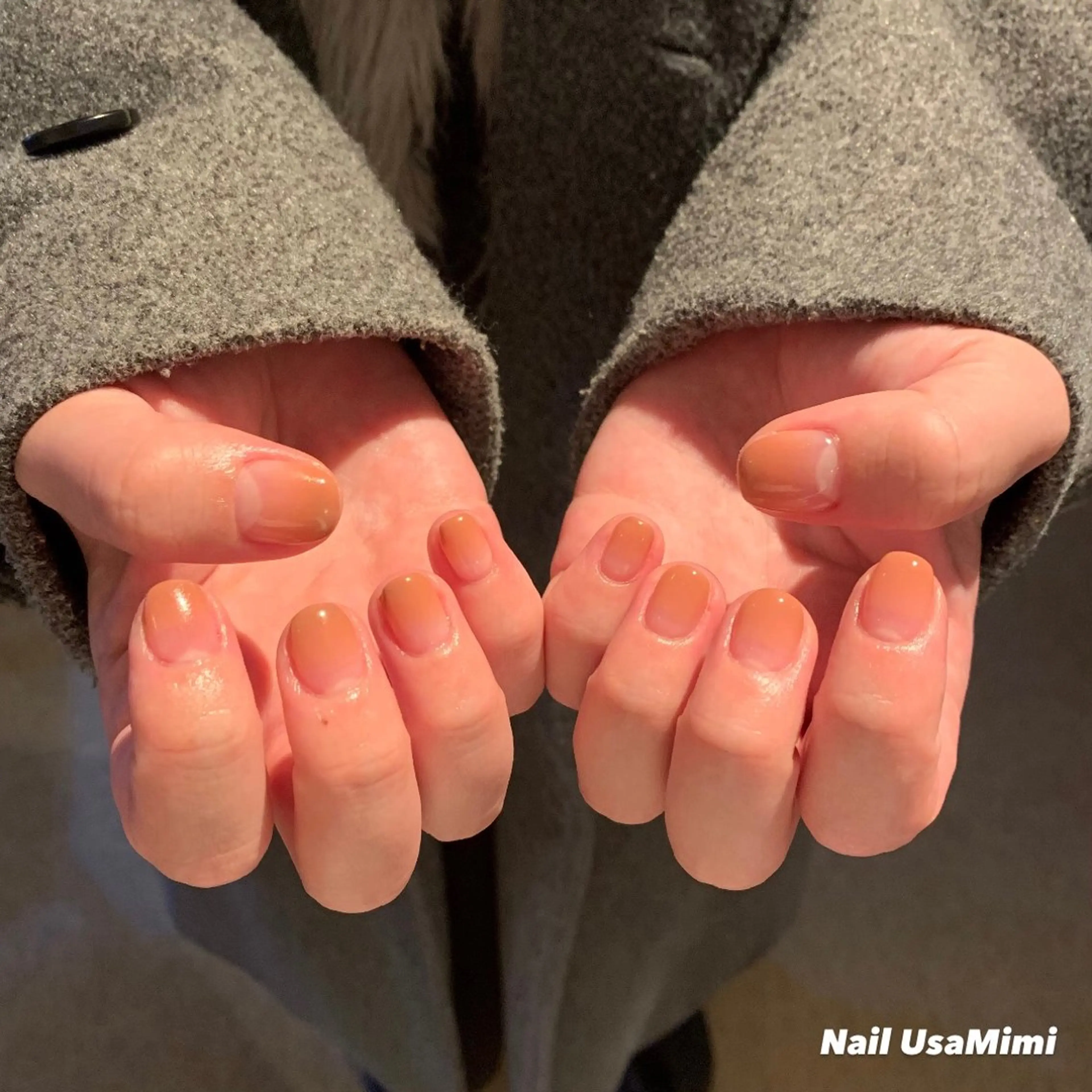 ネイル ジェルネイル マグネットネイル 持ち込み ワンカラーネイル パラジェル 本町ネイルNail UsaMimiのネイルデザイン