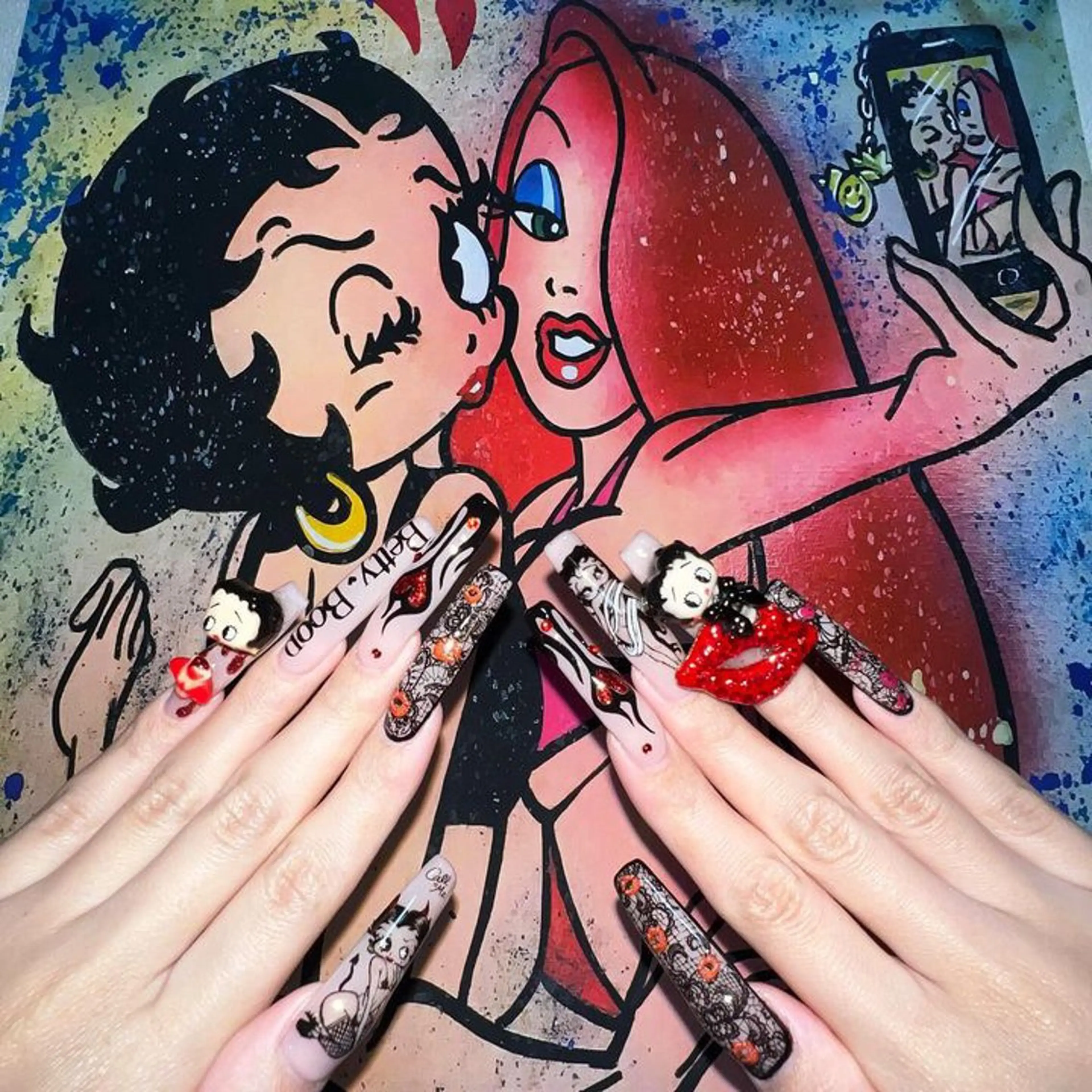 ネイル アートネイル ハンドネイル ⛓Miyu ⛓のネイルデザイン