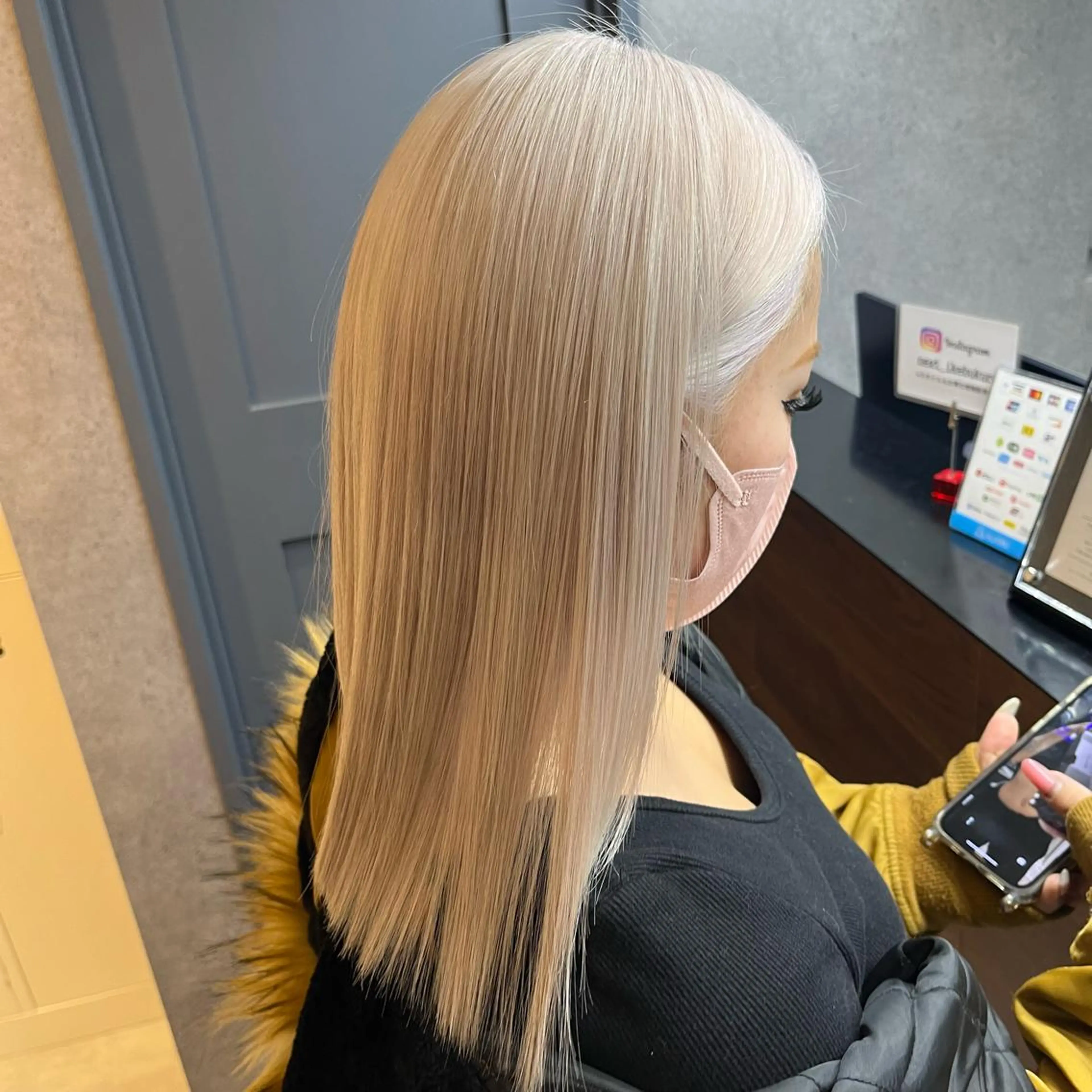 ミディアム ヘアカラー トリートメント MAKO ❤️‍🔥NEXTのヘアスタイル