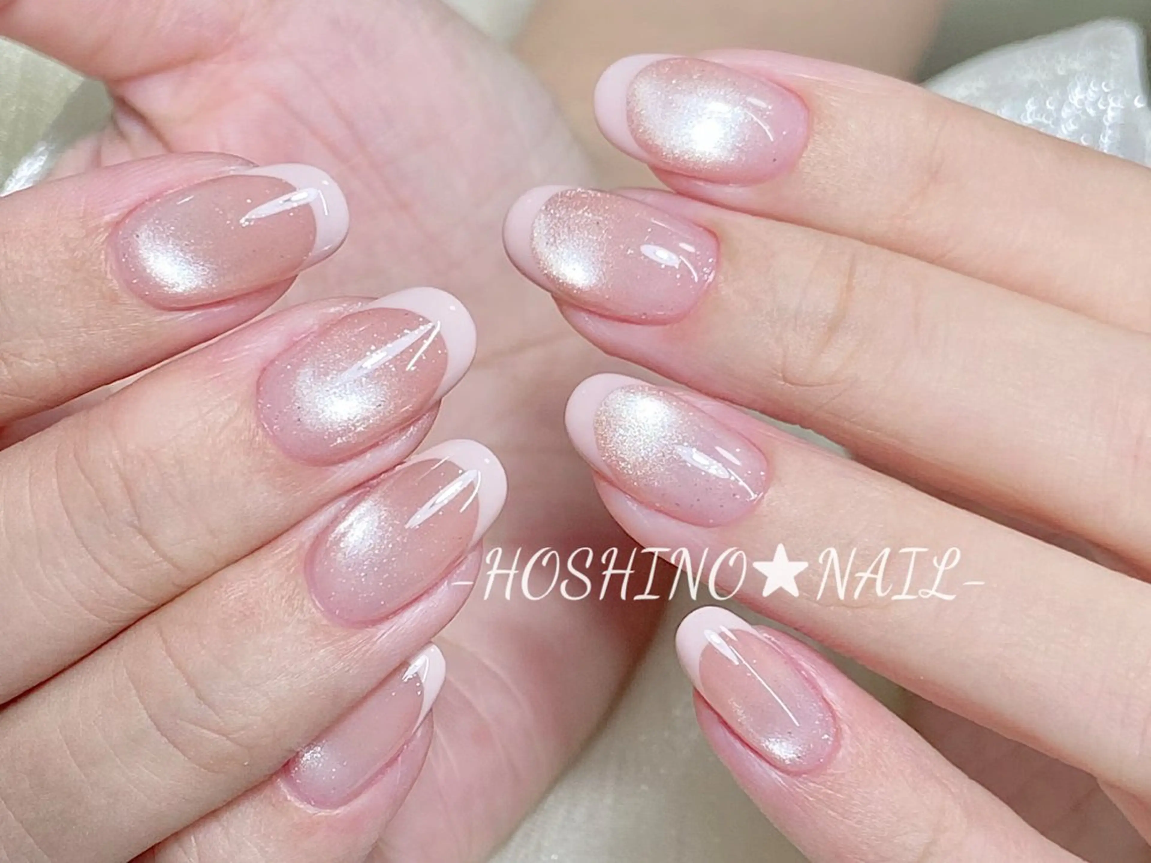 ネイル オーロラネイル チークネイル ドット フットネイル フレンチネイル ハンドネイル ★HOSHINO NAIL★新宿店のネイルデザイン