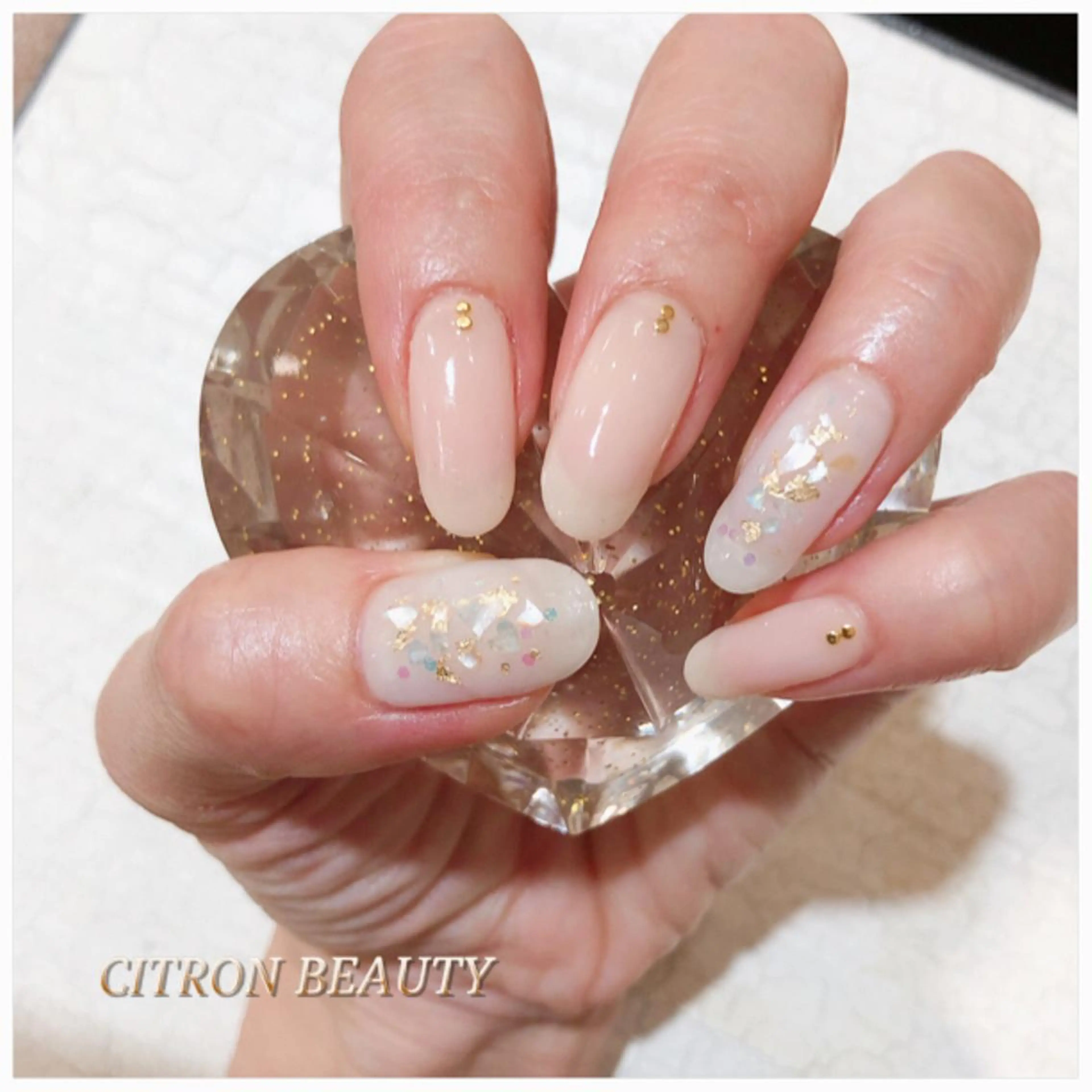 ネイル クリアネイル CITRON NAIL💅練習生のネイルデザイン