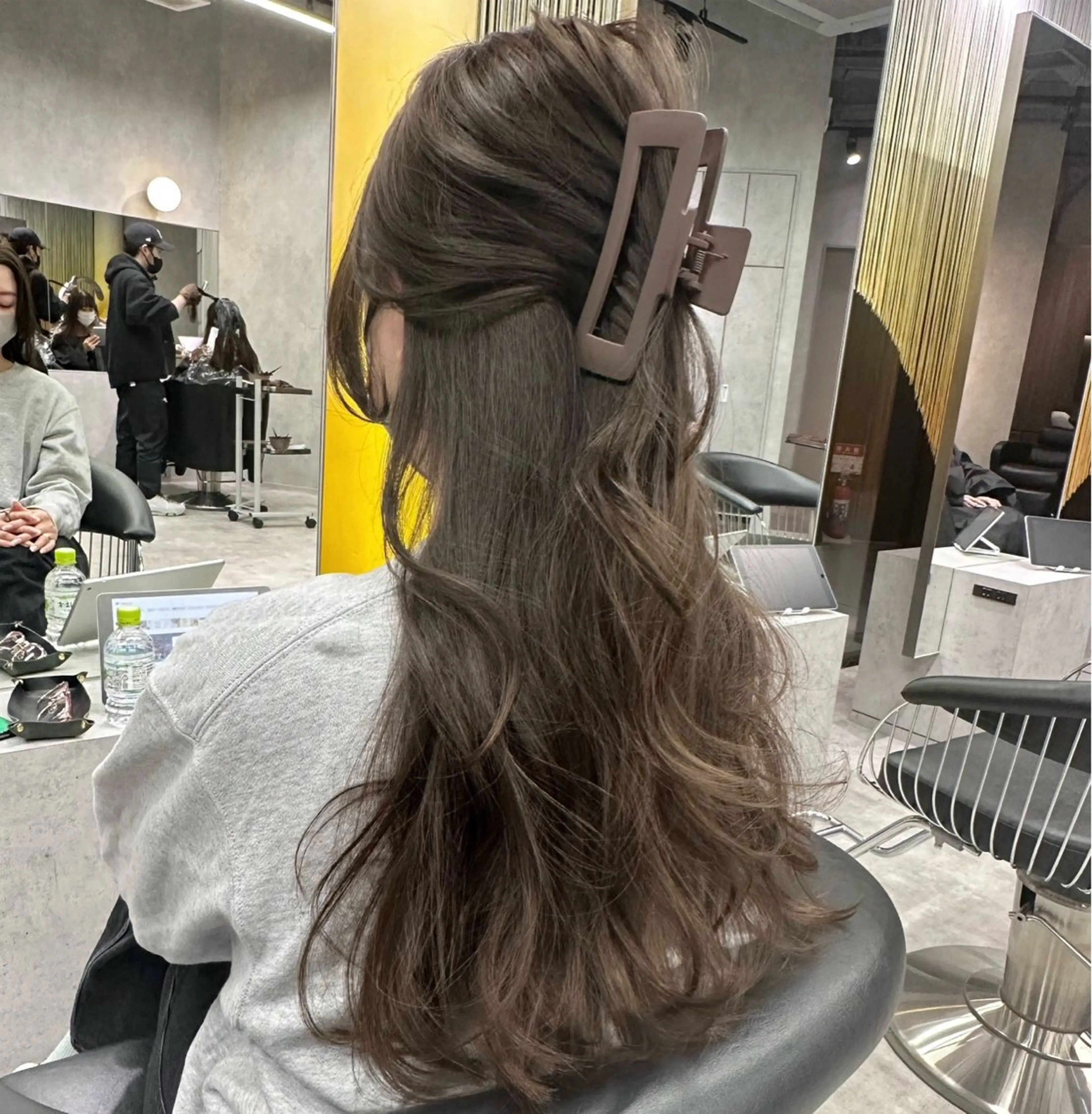 ロング カラー ヘアカラー トリートメント 🌷ハイライト /tomomi🌷のヘアスタイル