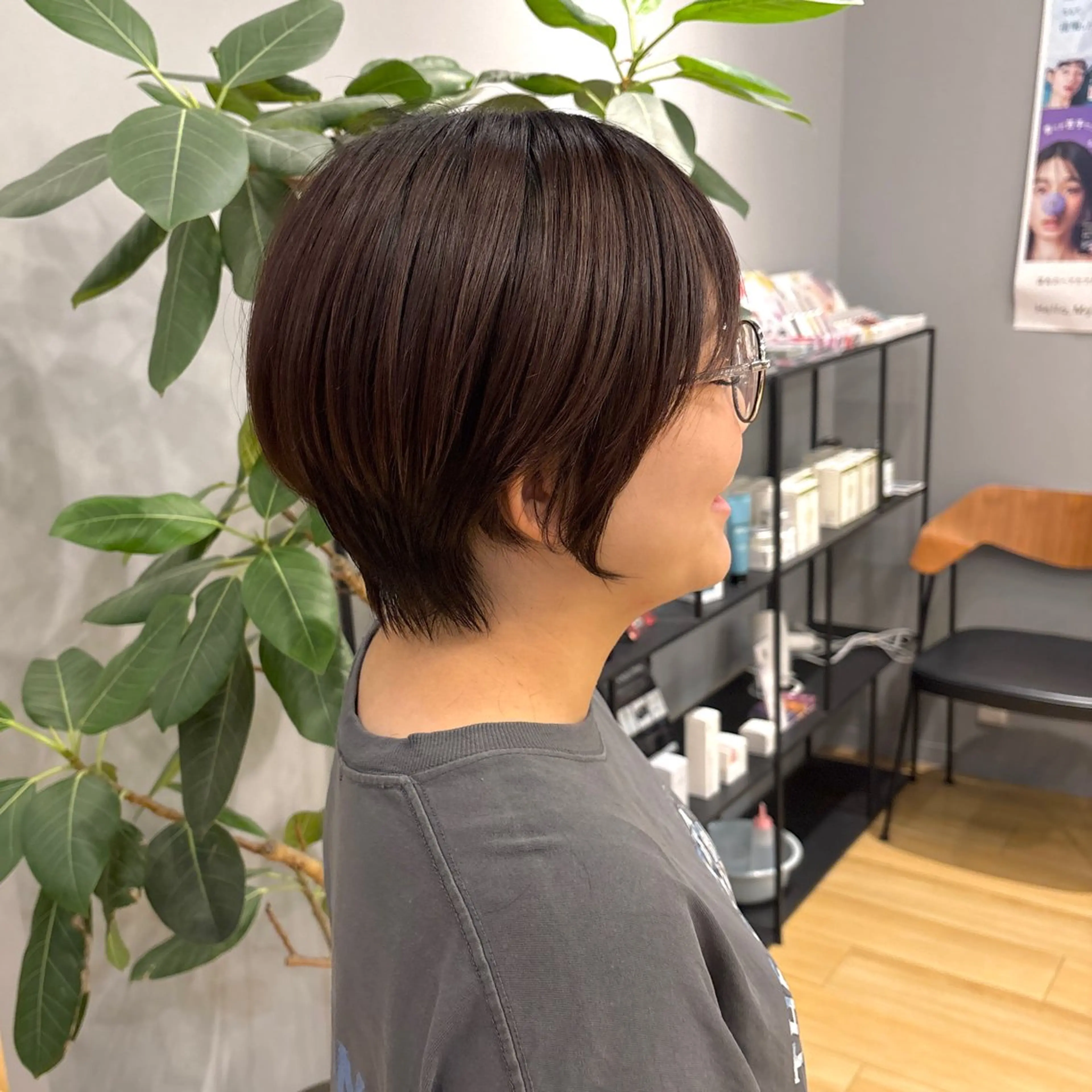 ショート 暖色/ボブ/吉岡美音 GIEN NU茶屋町のヘアスタイル