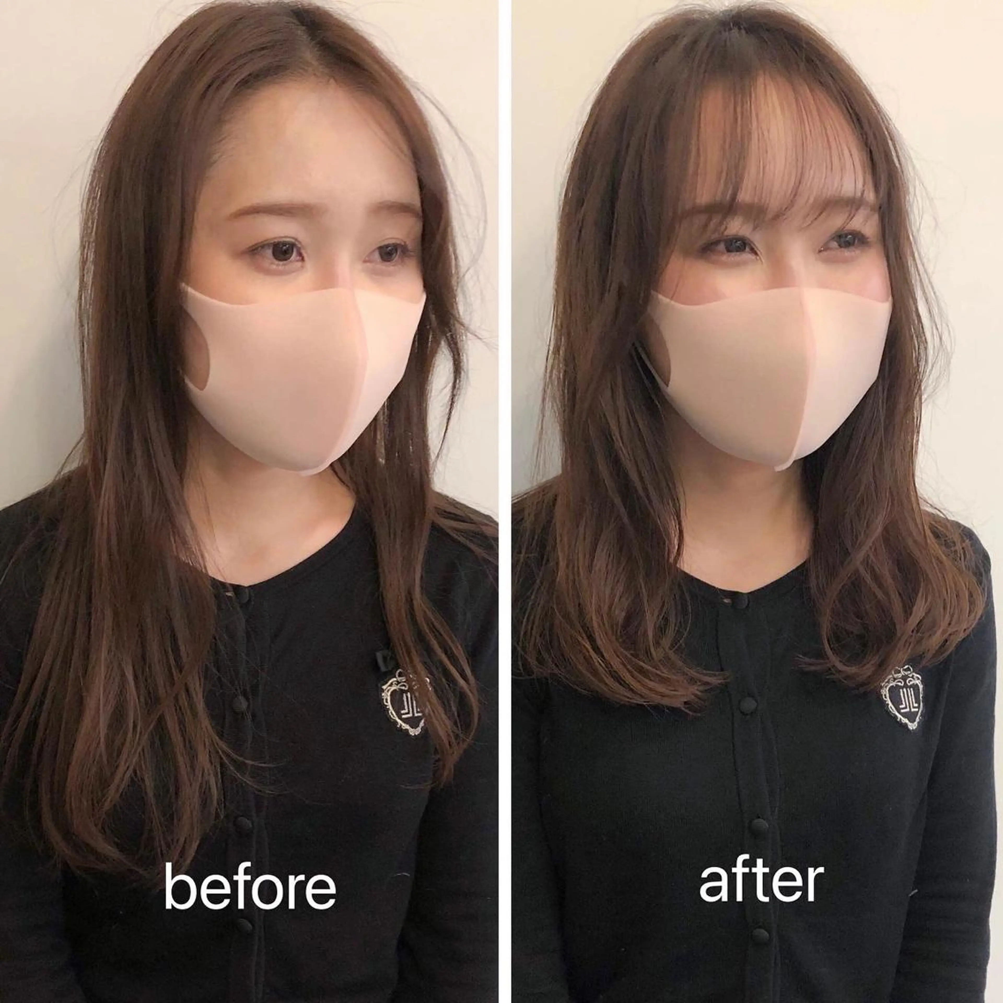 セミロング カラー パーマ セミロングパーマ デジタルパーマ カット パーマ GO TODAY シェアサロン 原宿本店所属・ボブ/レイヤー/ パーマ/淀川 純のヘアスタイル