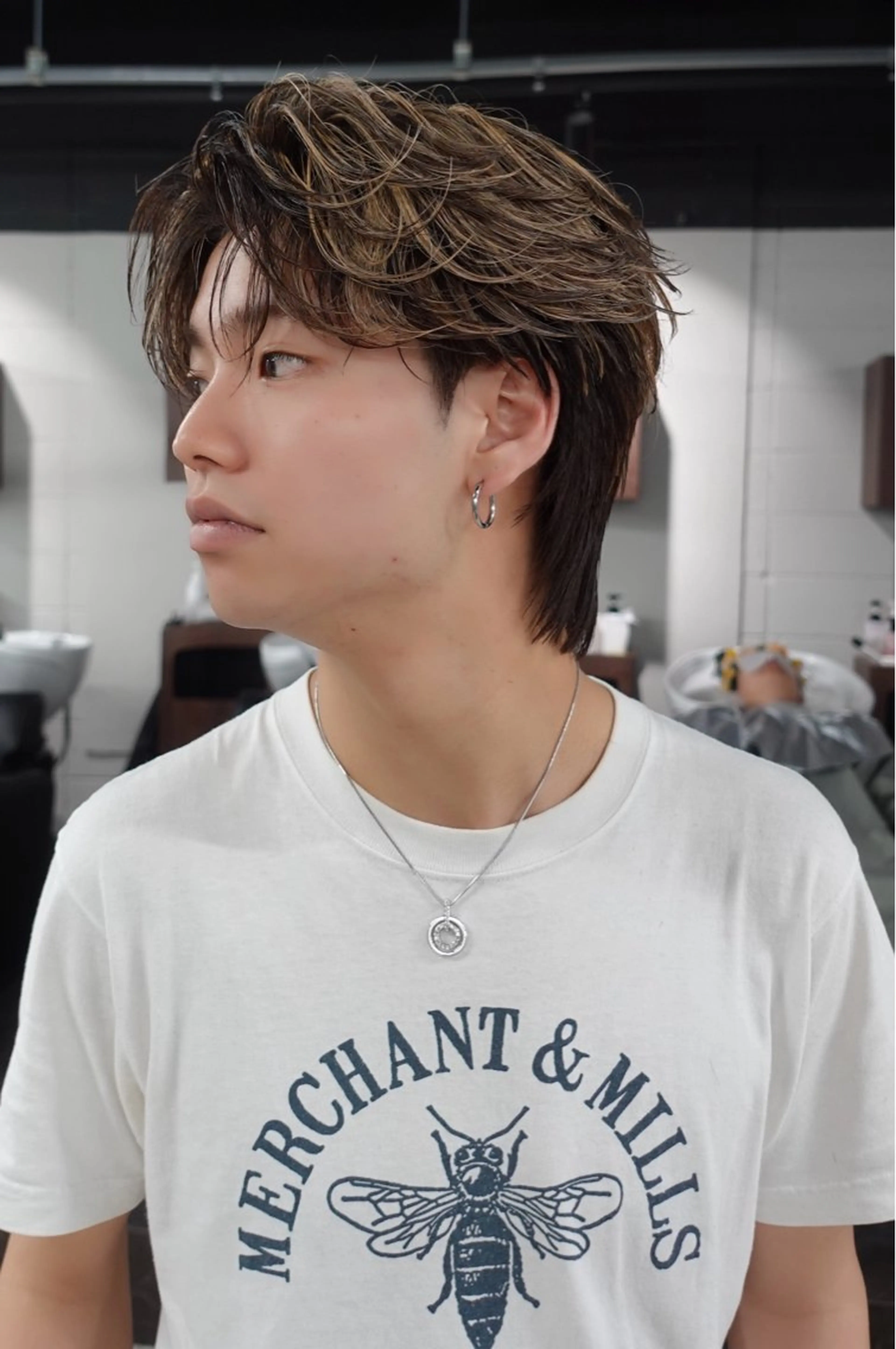 ショート メンズ メンズウルフカット ウルフカット PIA hair design所属・湖城 恵吾のヘアスタイル