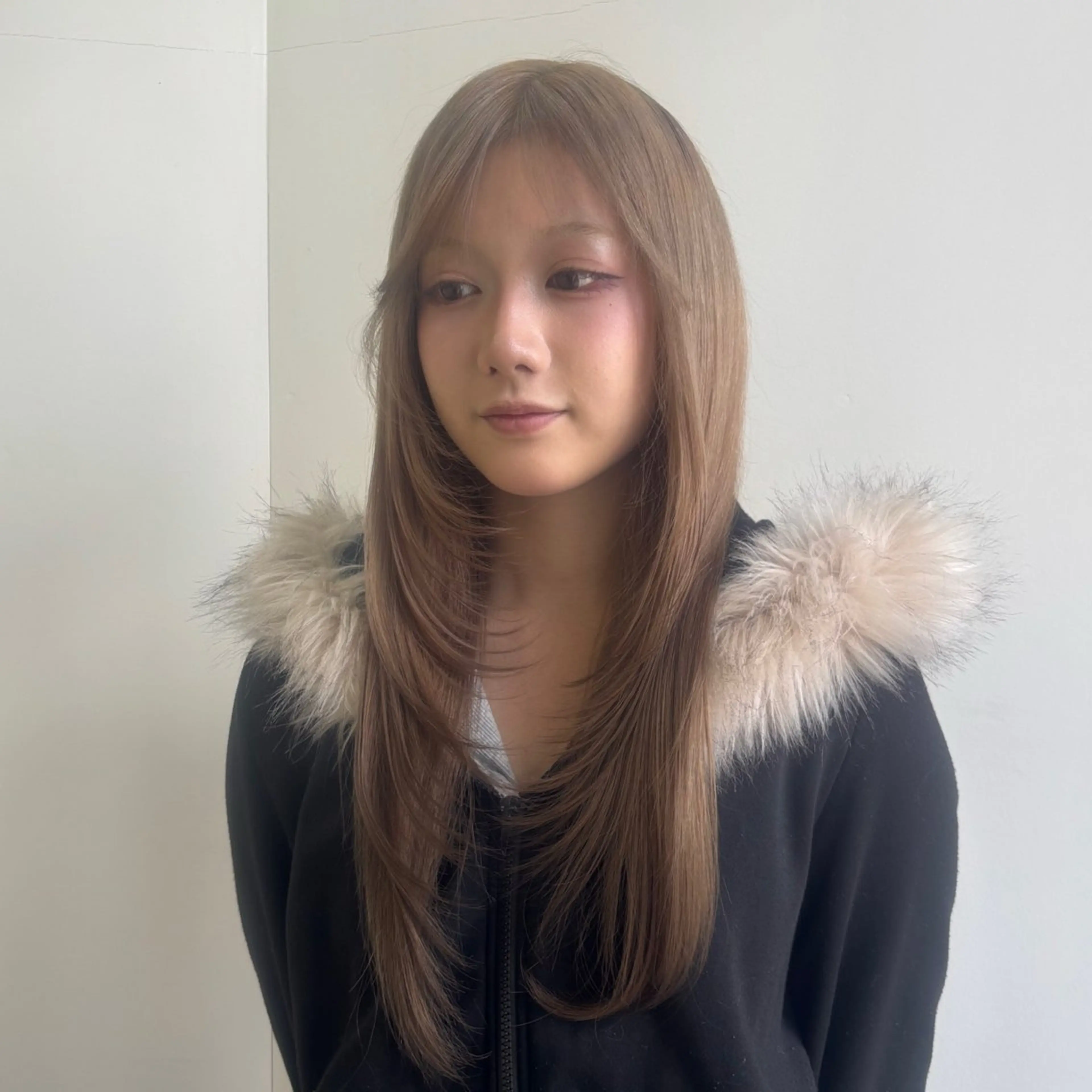 ロング カット ヘアカラー トリートメント ☘️かわいいハイトー ン☘️nonokaのヘアスタイル