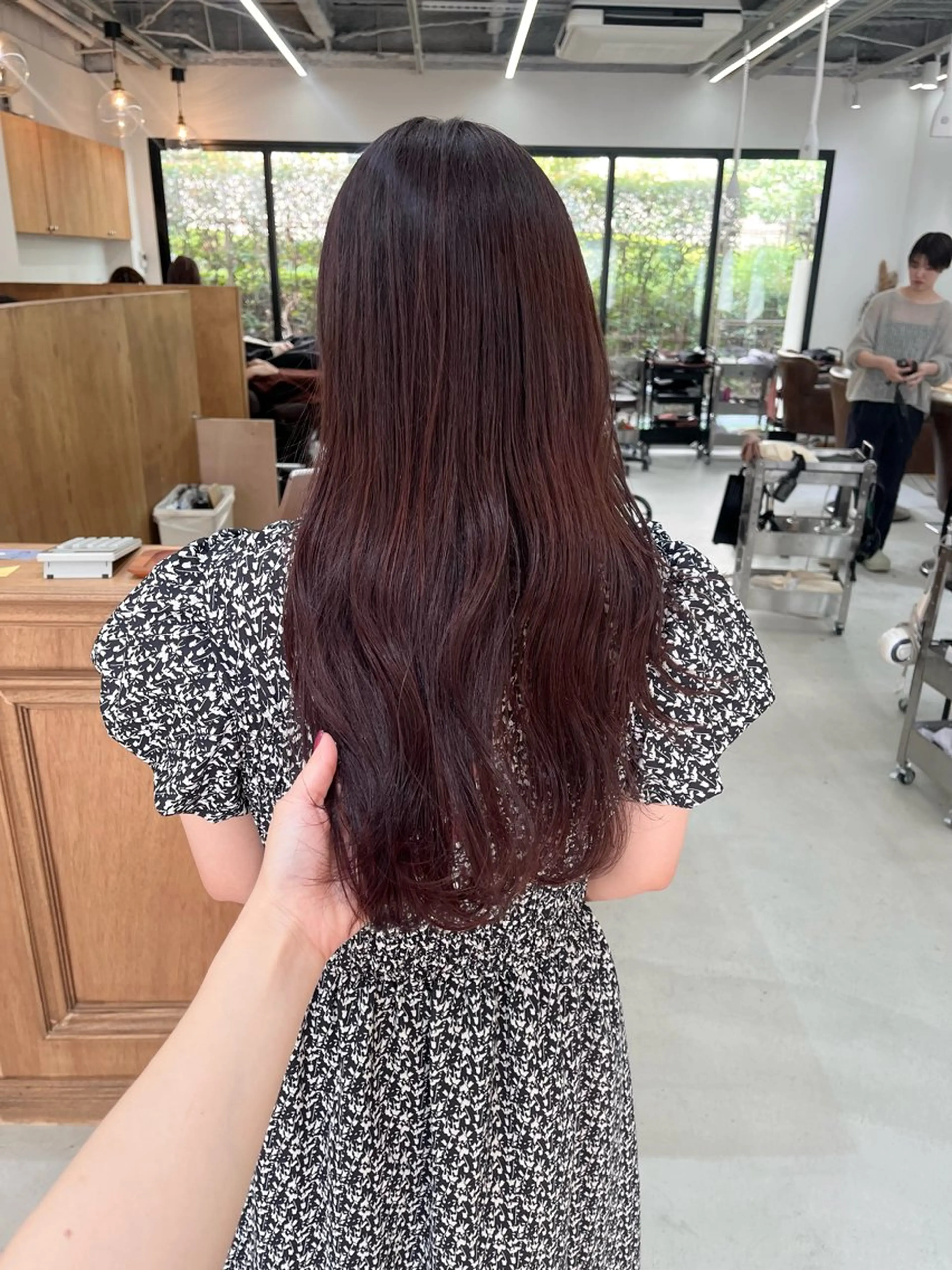 ロング カラー ヘアアレンジ ブリーチ ダブルカラー ブリーチなしカラー esu西梅田所属・ena/ブリーチなし 透明感・レイヤー🎀のヘアスタイル