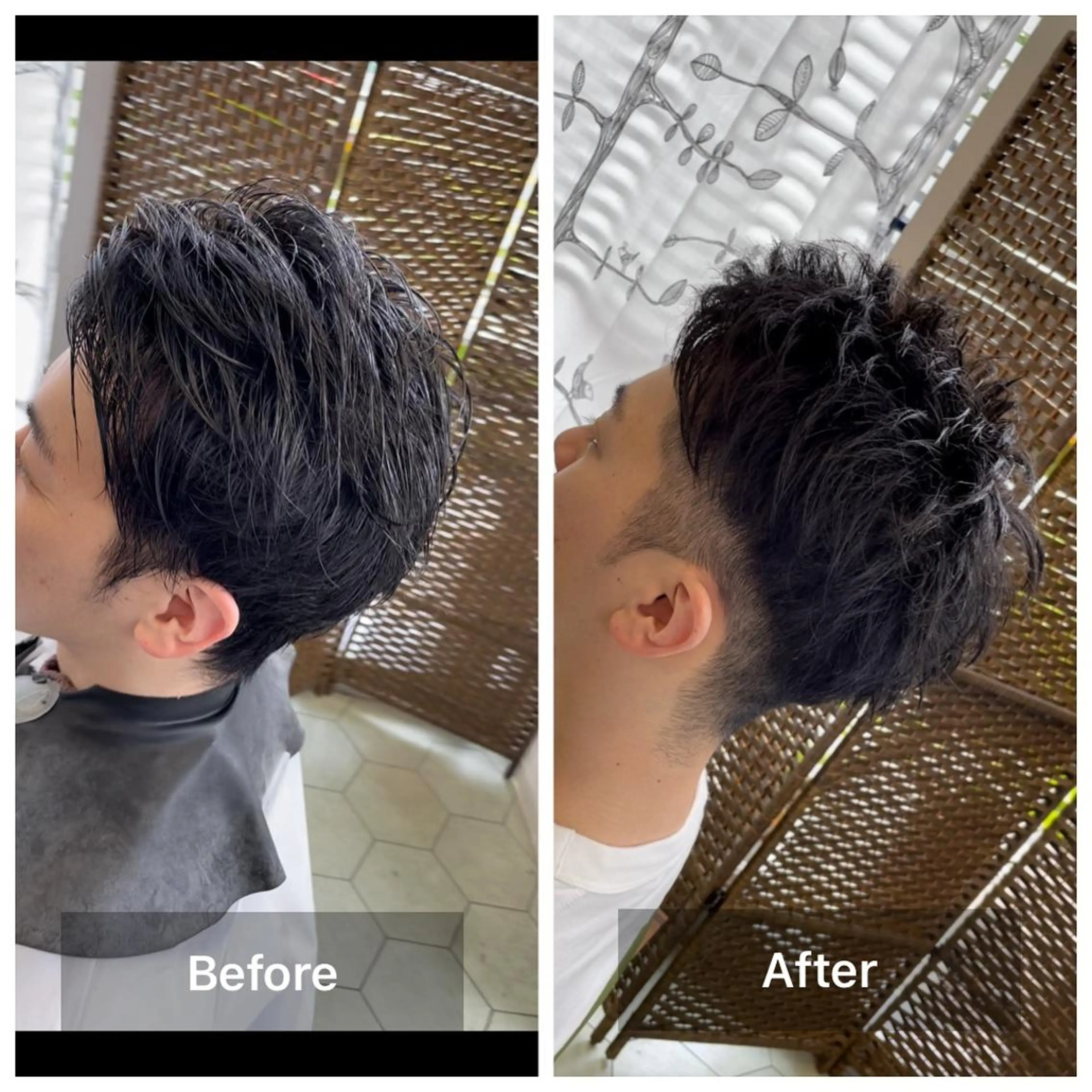 ショート メンズ カット share salon　SCENA所属・堤太志 メンズパーマ特化のヘアスタイル