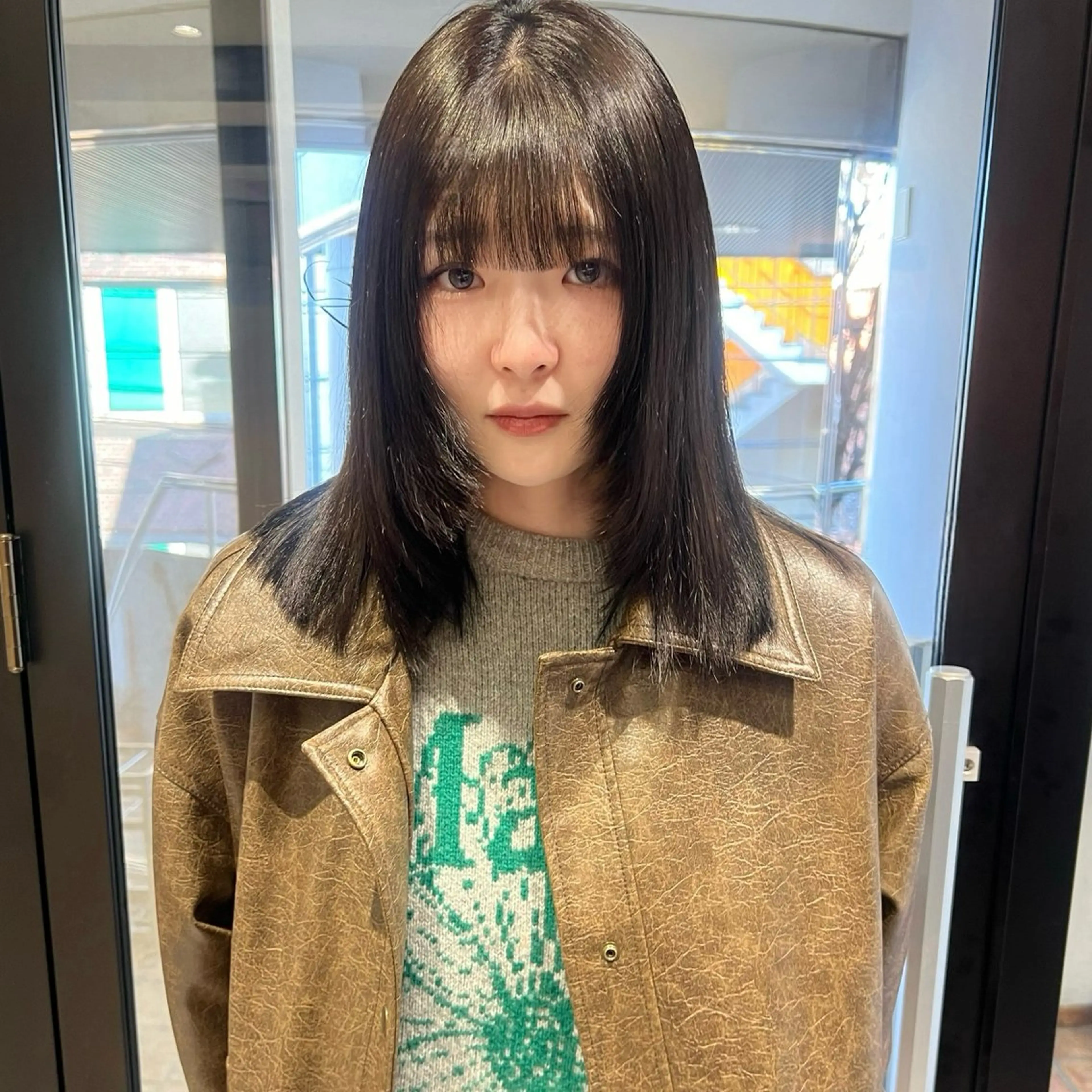 ミディアム レイヤーカット シャギー AI TOKYO　S所属・mizuki 【韓国レイヤー】のヘアスタイル